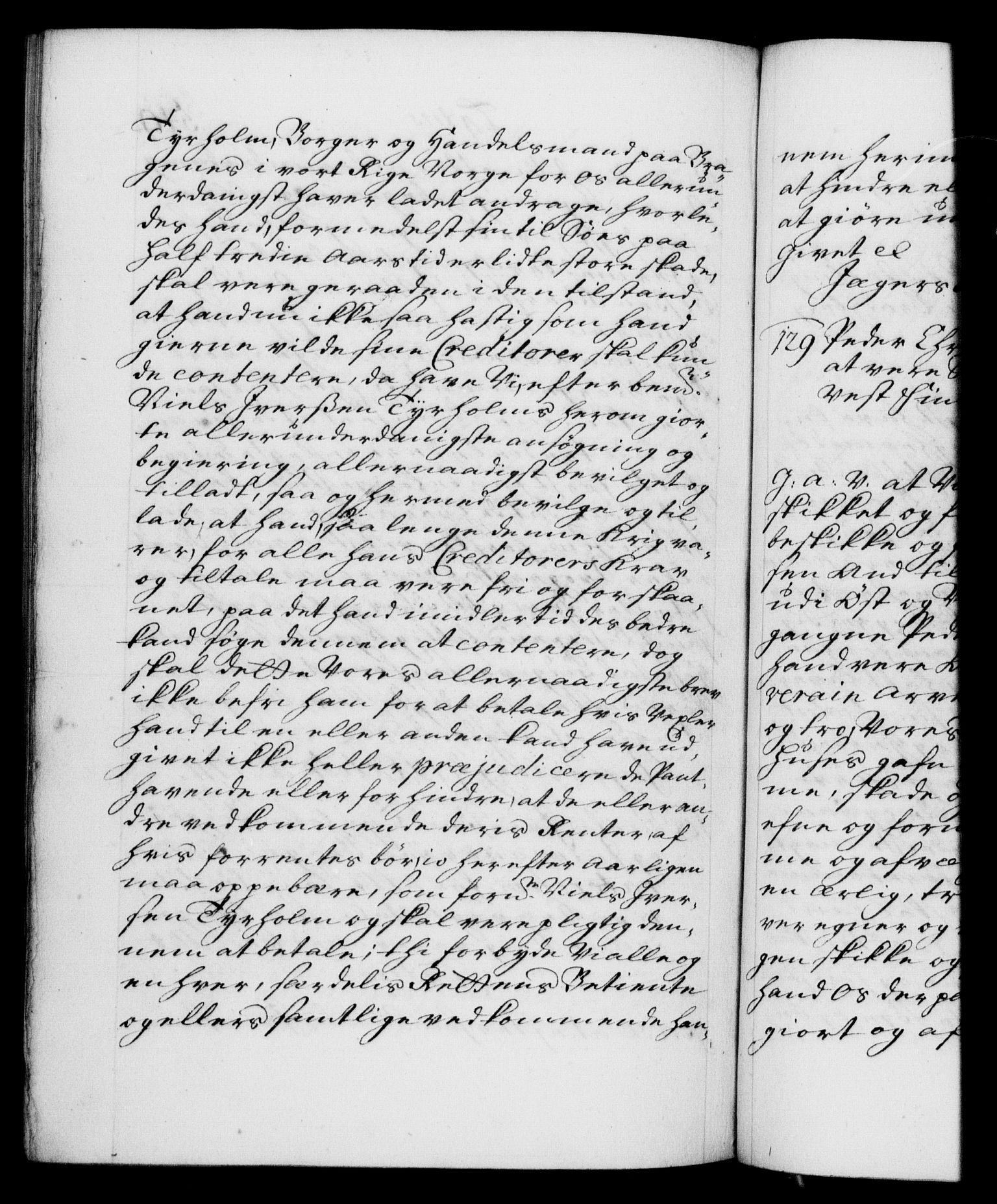 Danske Kanselli 1572-1799, RA/EA-3023/F/Fc/Fca/Fcaa/L0020: Norske registre, 1708-1711, p. 549b
