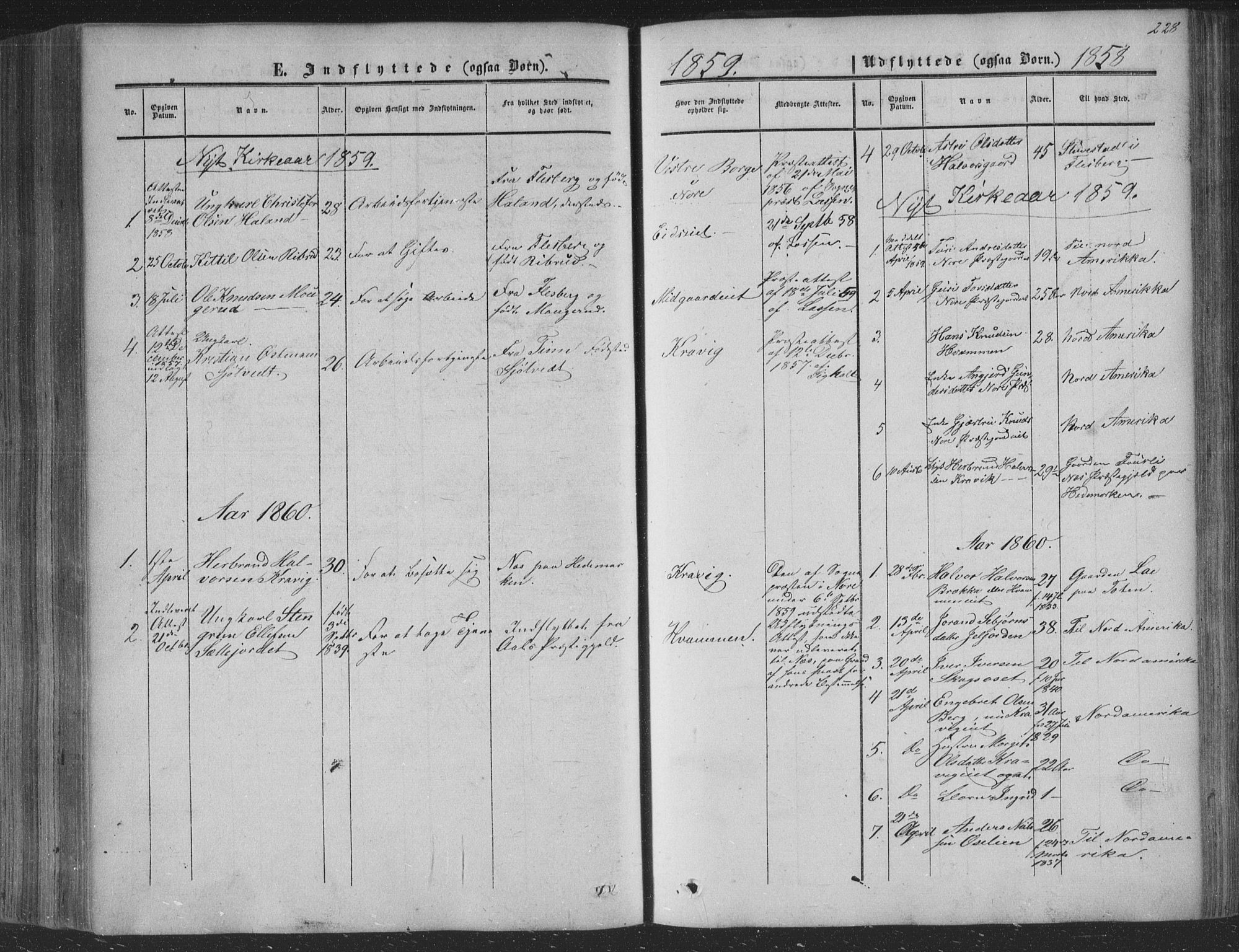 Nore kirkebøker, AV/SAKO-A-238/F/Fa/L0002: Parish register (official) no. I 2, 1856-1871, p. 228