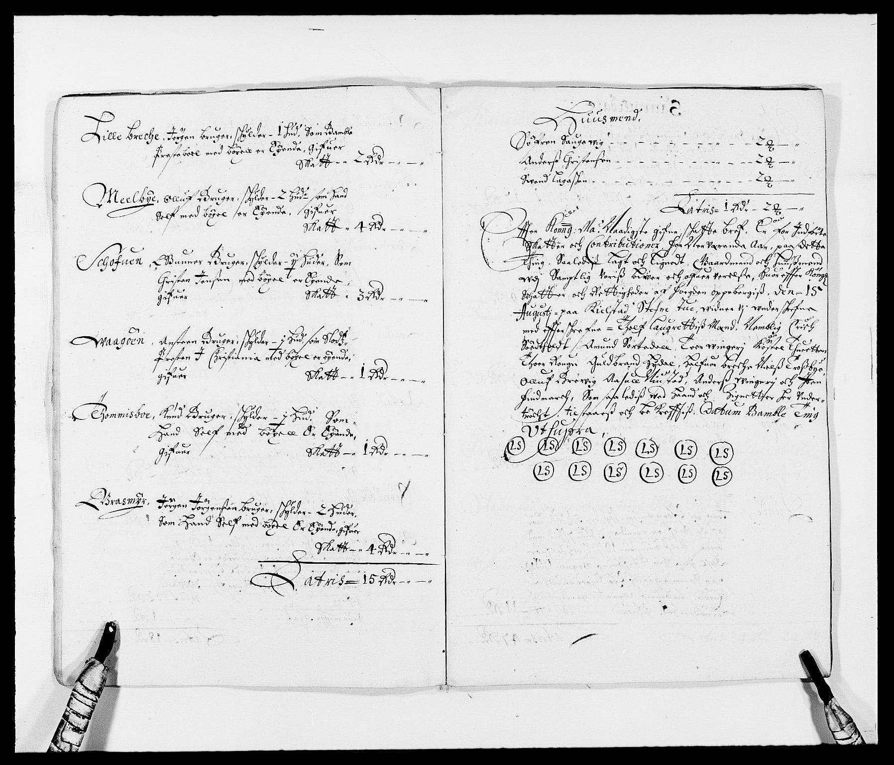 Rentekammeret inntil 1814, Reviderte regnskaper, Fogderegnskap, AV/RA-EA-4092/R34/L2044: Fogderegnskap Bamble, 1678-1679, p. 14