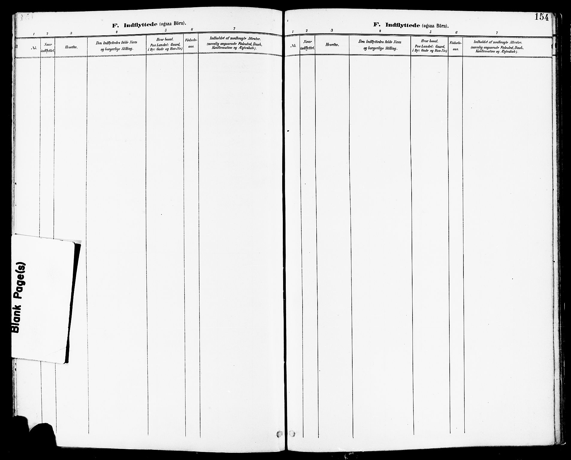 Høyland sokneprestkontor, SAST/A-101799/001/30BA/L0014: Parish register (official) no. A 12, 1890-1898, p. 154