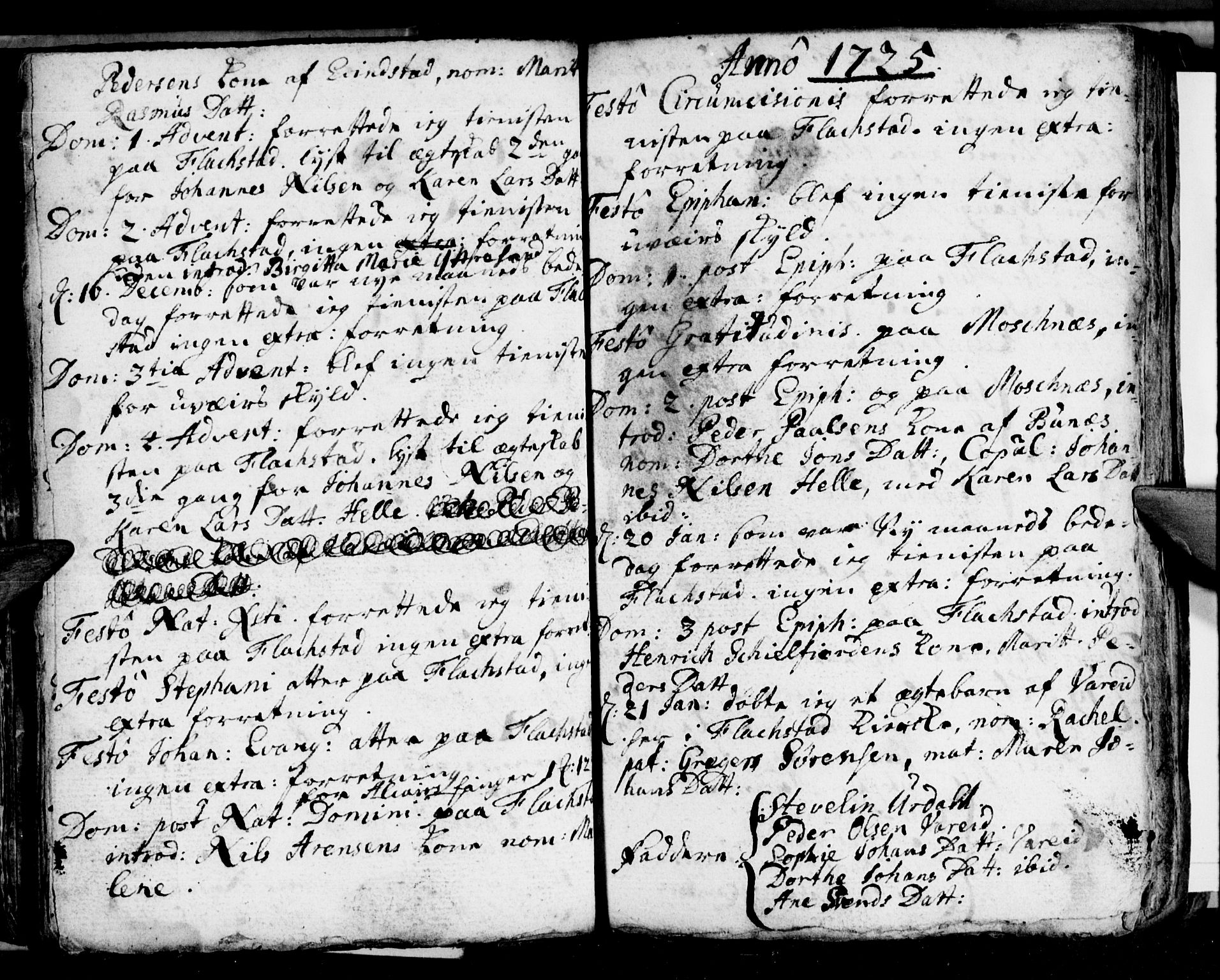 Ministerialprotokoller, klokkerbøker og fødselsregistre - Nordland, SAT/A-1459/881/L1162: Curate's parish register no. 881B01, 1704-1748