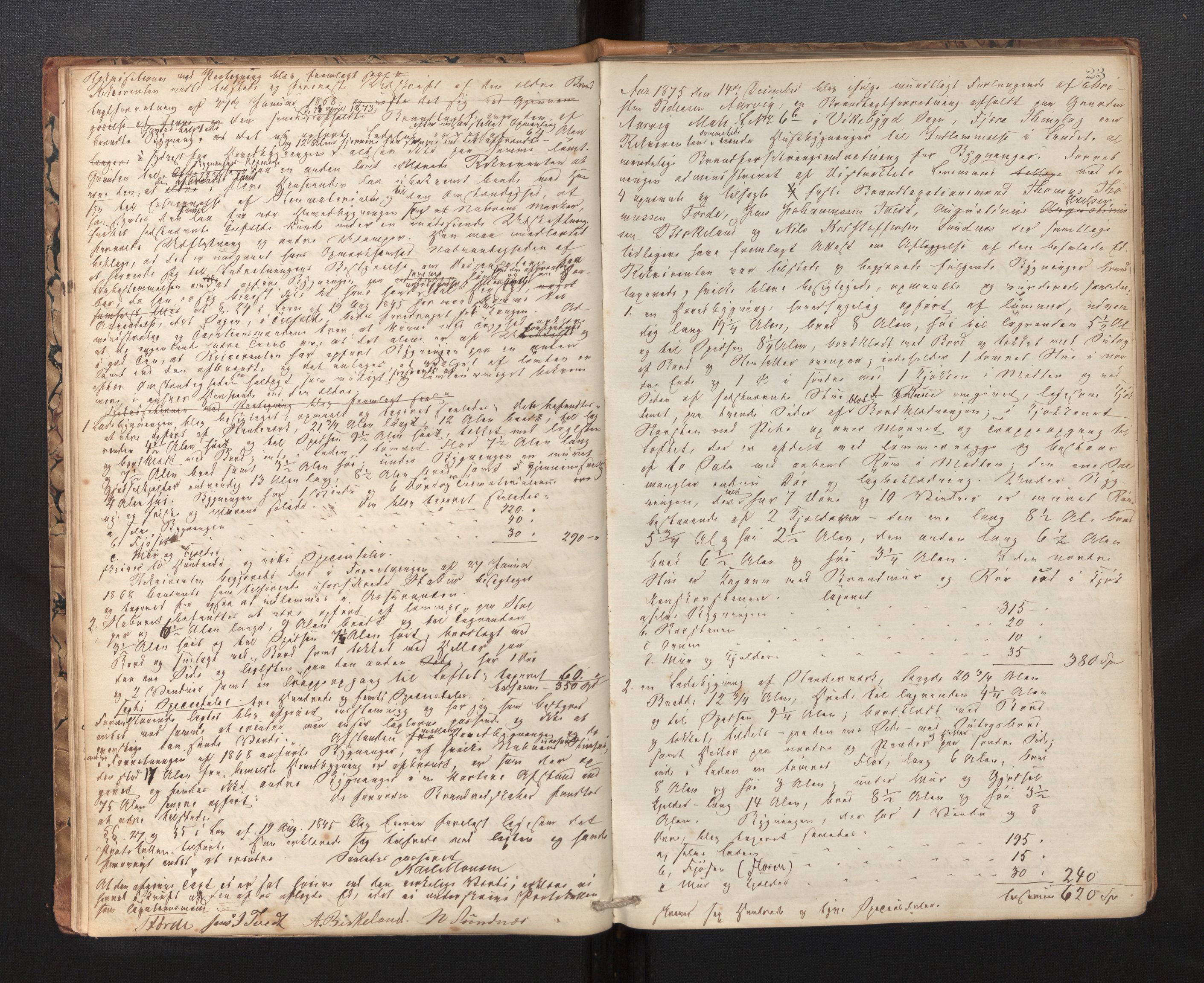 Lensmannen i Sveio, AV/SAB-A-35301/0012/L0002: Branntakstprotokoll, 1874-1914, p. 22b-23a