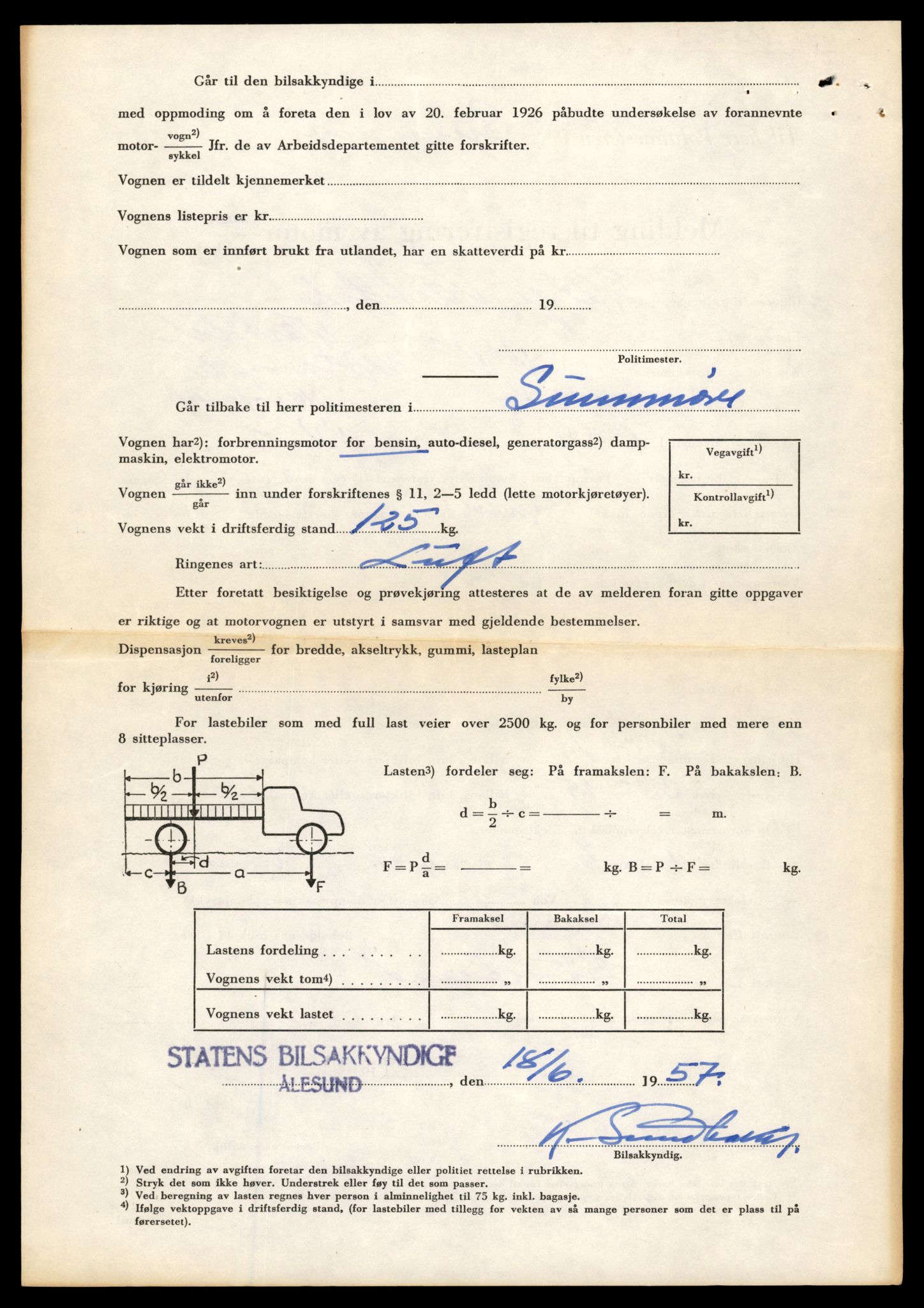 Møre og Romsdal vegkontor - Ålesund trafikkstasjon, AV/SAT-A-4099/F/Fe/L0040: Registreringskort for kjøretøy T 13531 - T 13709, 1927-1998, p. 1826