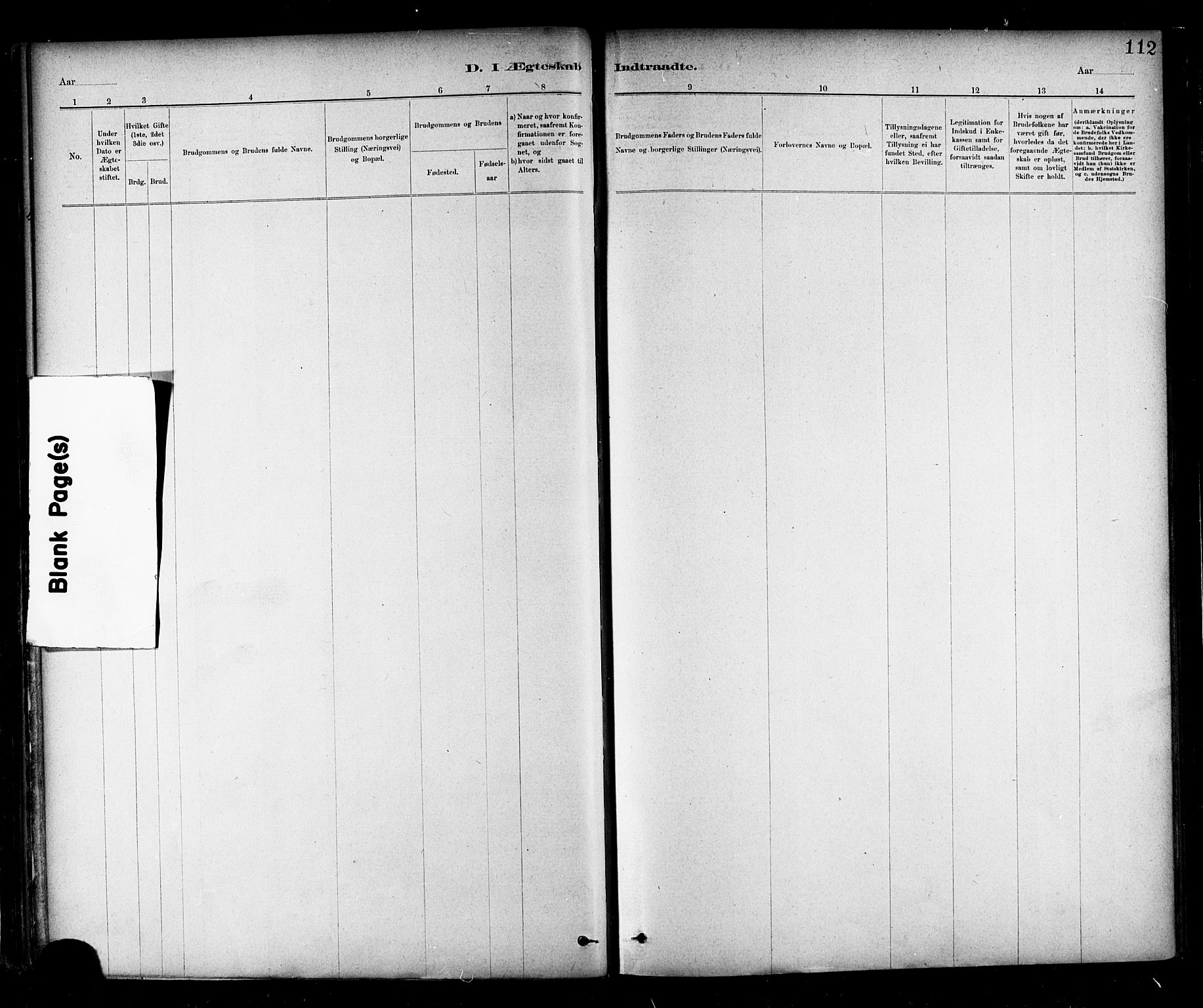 Ministerialprotokoller, klokkerbøker og fødselsregistre - Nord-Trøndelag, AV/SAT-A-1458/706/L0047: Parish register (official) no. 706A03, 1878-1892, p. 112