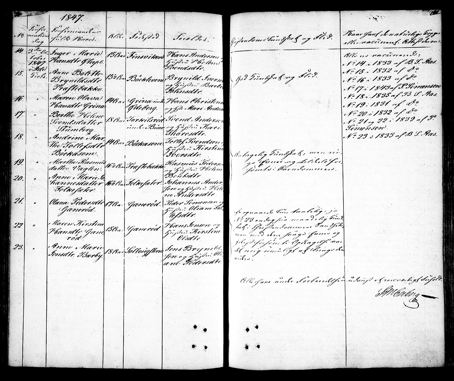 Idd prestekontor Kirkebøker, AV/SAO-A-10911/F/Fc/L0003: Parish register (official) no. III 3, 1832-1847, p. 341