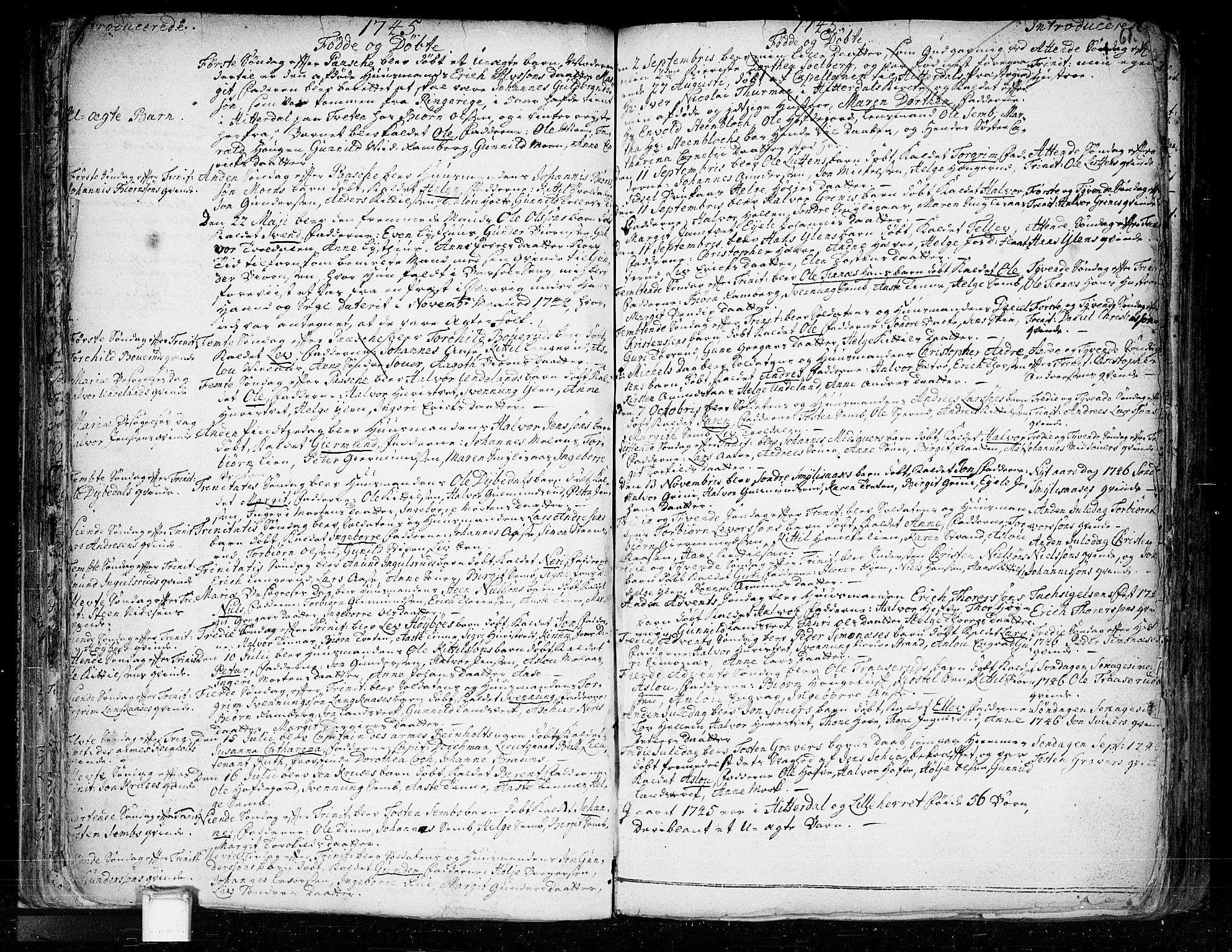 Heddal kirkebøker, AV/SAKO-A-268/F/Fa/L0003: Parish register (official) no. I 3, 1723-1783, p. 61