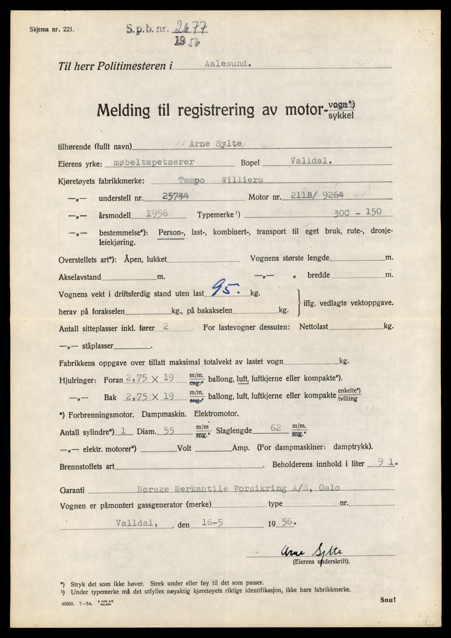 Møre og Romsdal vegkontor - Ålesund trafikkstasjon, AV/SAT-A-4099/F/Fe/L0039: Registreringskort for kjøretøy T 13361 - T 13530, 1927-1998, p. 2351