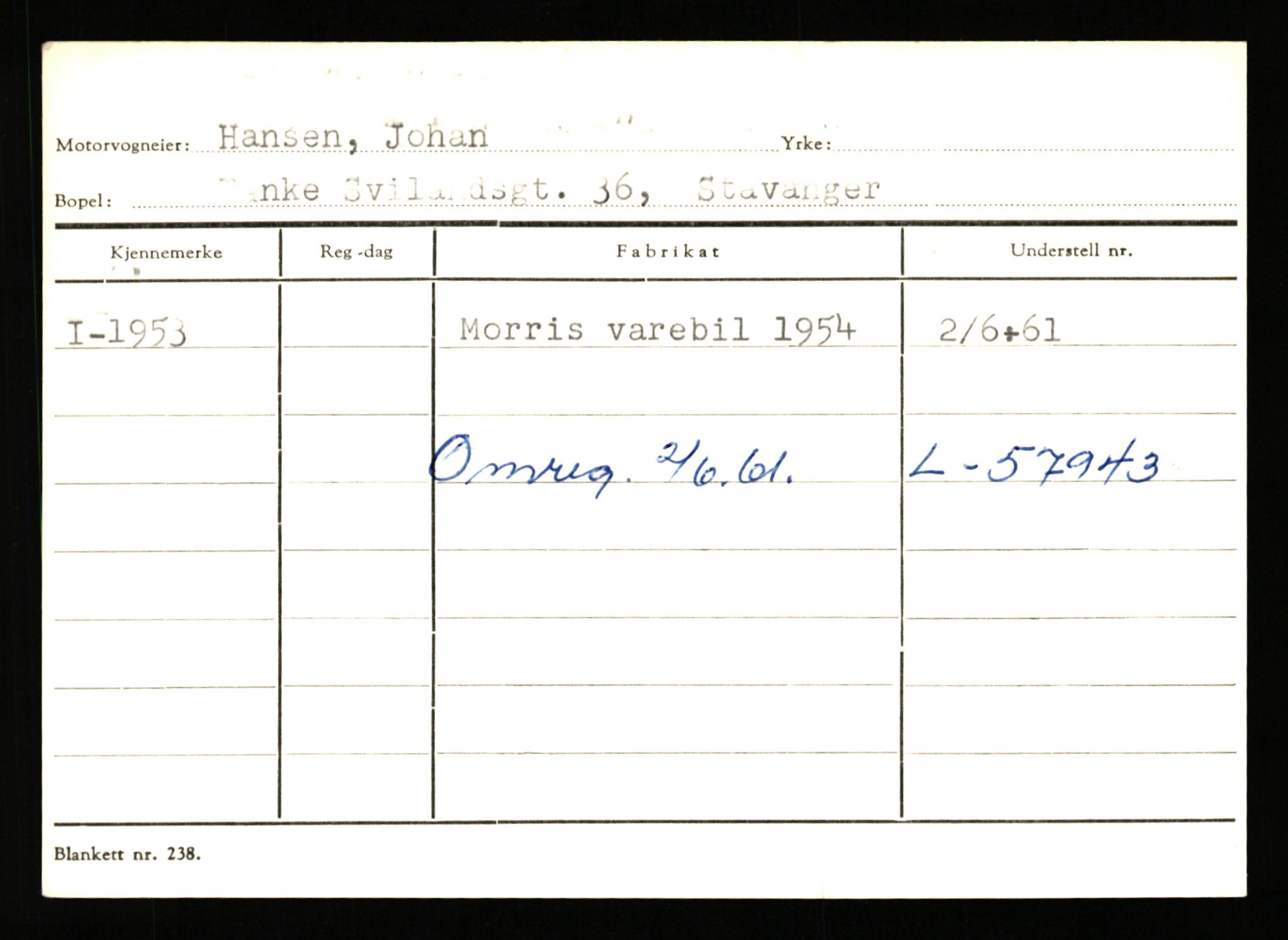 Stavanger trafikkstasjon, AV/SAST-A-101942/0/G/L0001: Registreringsnummer: 0 - 5782, 1930-1971, p. 1359
