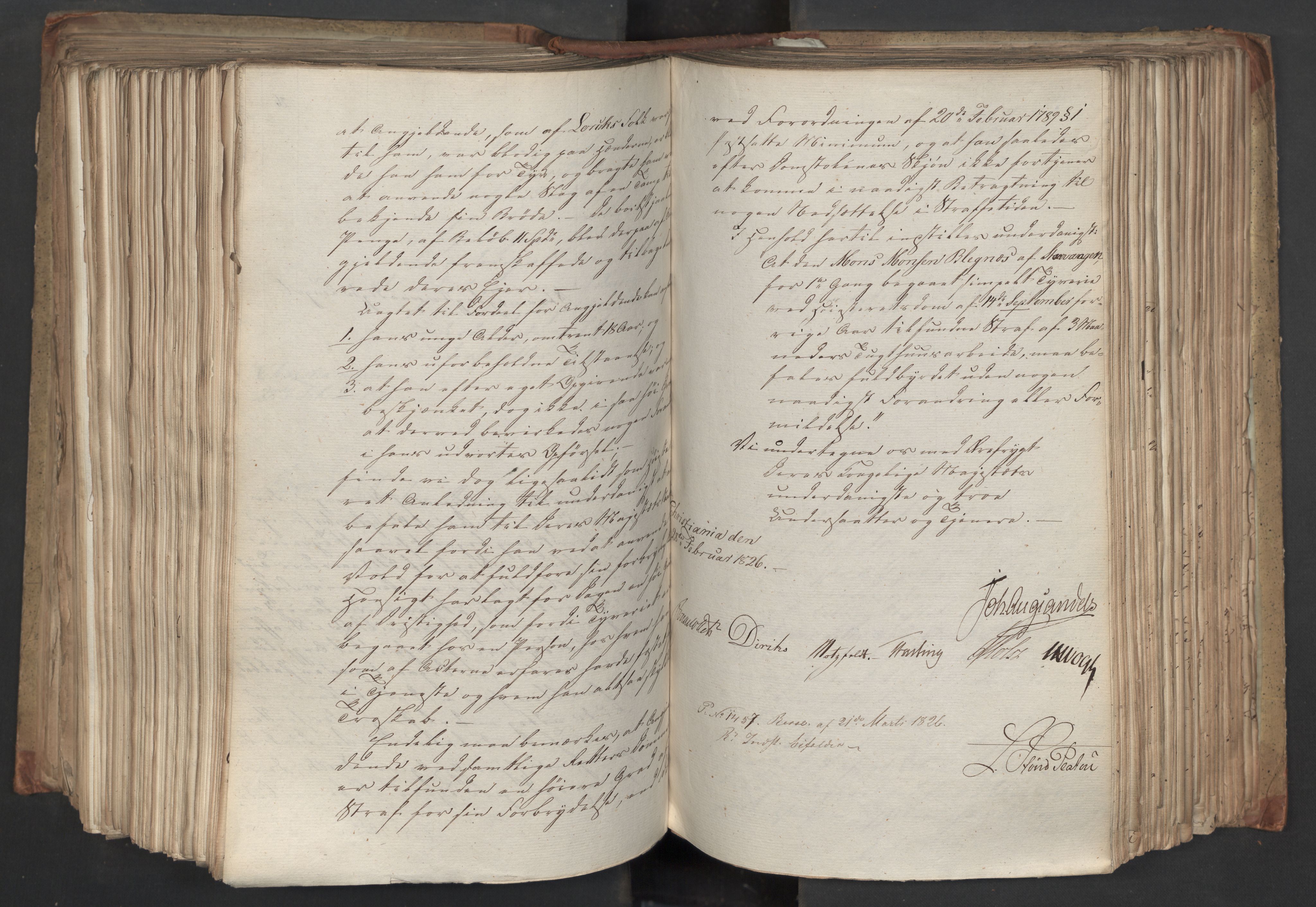 Statsrådsavdelingen i Stockholm, AV/RA-S-1003/D/Da/L0045: Regjeringsinnstillinger nr. 3067-3307, 1826, p. 414
