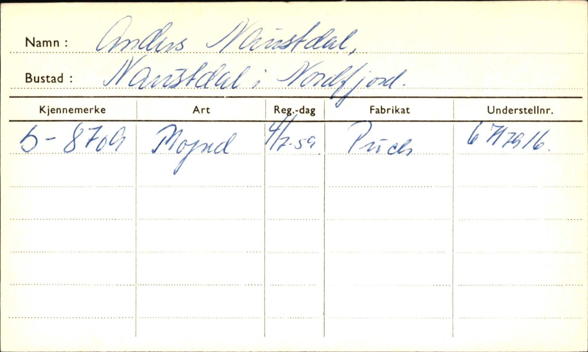 Statens vegvesen, Sogn og Fjordane vegkontor, AV/SAB-A-5301/4/F/L0001D: Eigarregister Fjordane til 1.6.1961, 1930-1961, p. 802