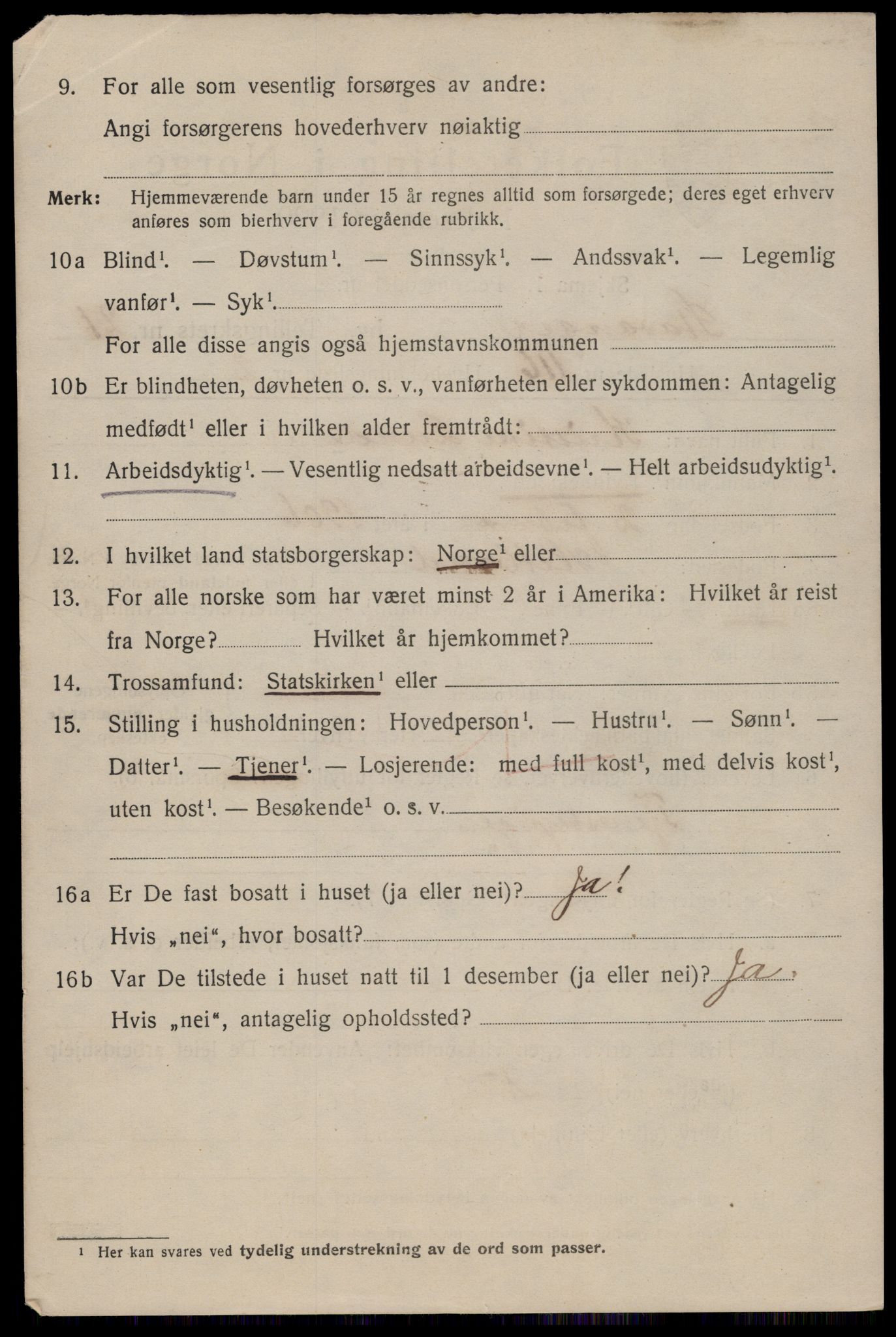 SAST, 1920 census for Stavanger, 1920, p. 73757