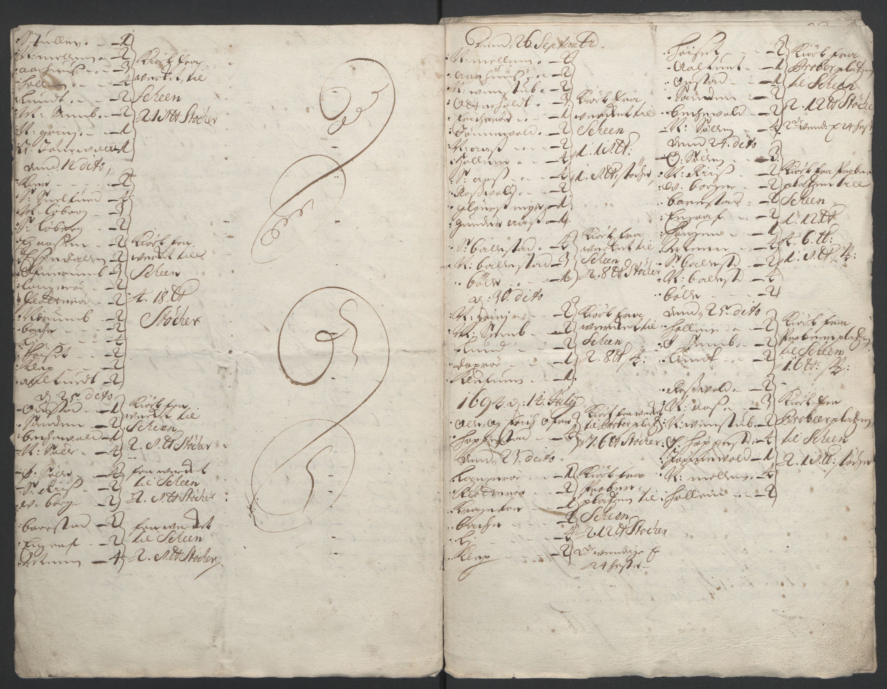 Rentekammeret inntil 1814, Reviderte regnskaper, Fogderegnskap, AV/RA-EA-4092/R36/L2093: Fogderegnskap Øvre og Nedre Telemark og Bamble, 1695, p. 552