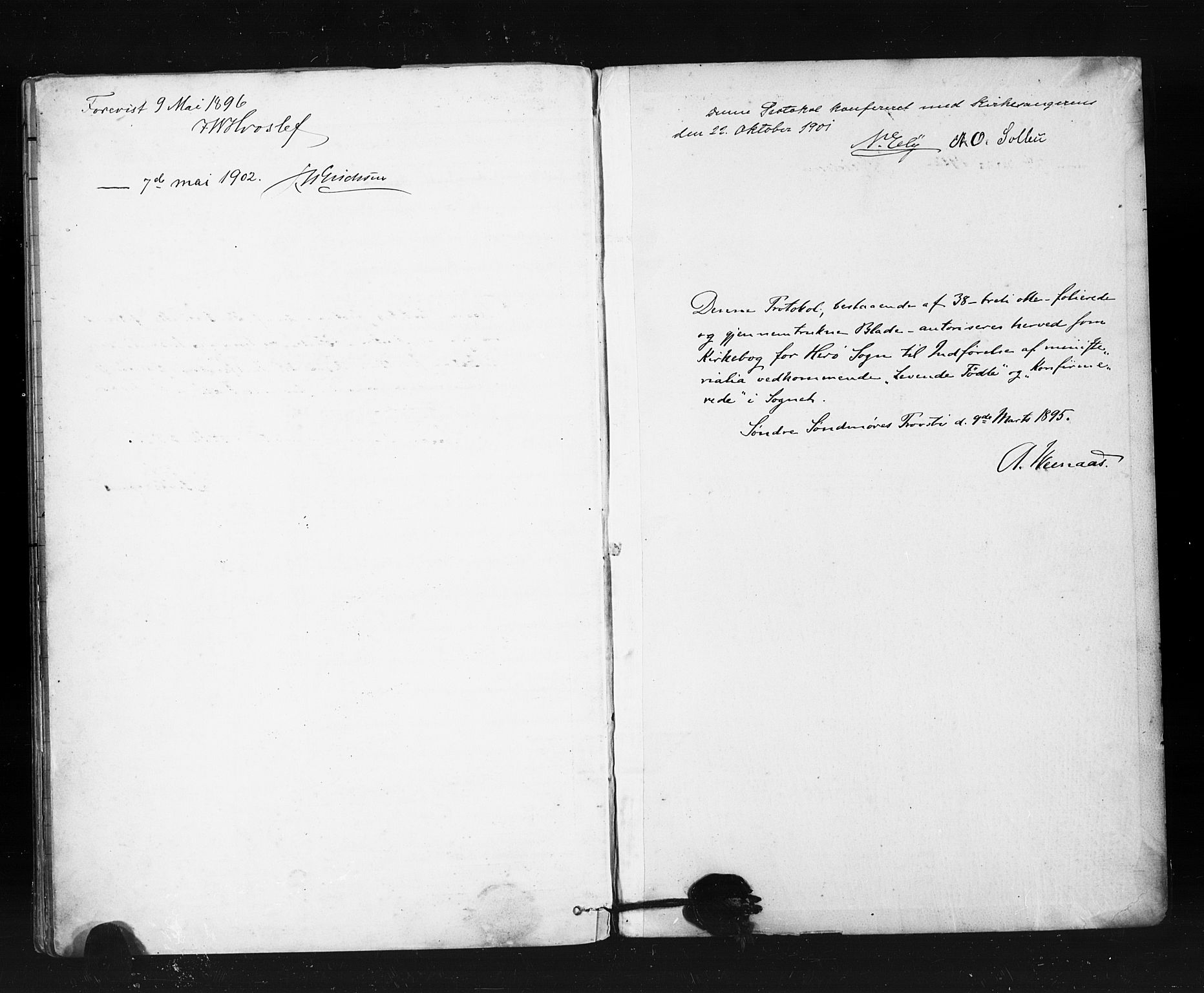 Ministerialprotokoller, klokkerbøker og fødselsregistre - Møre og Romsdal, SAT/A-1454/507/L0074: Parish register (official) no. 507A09, 1894-1900