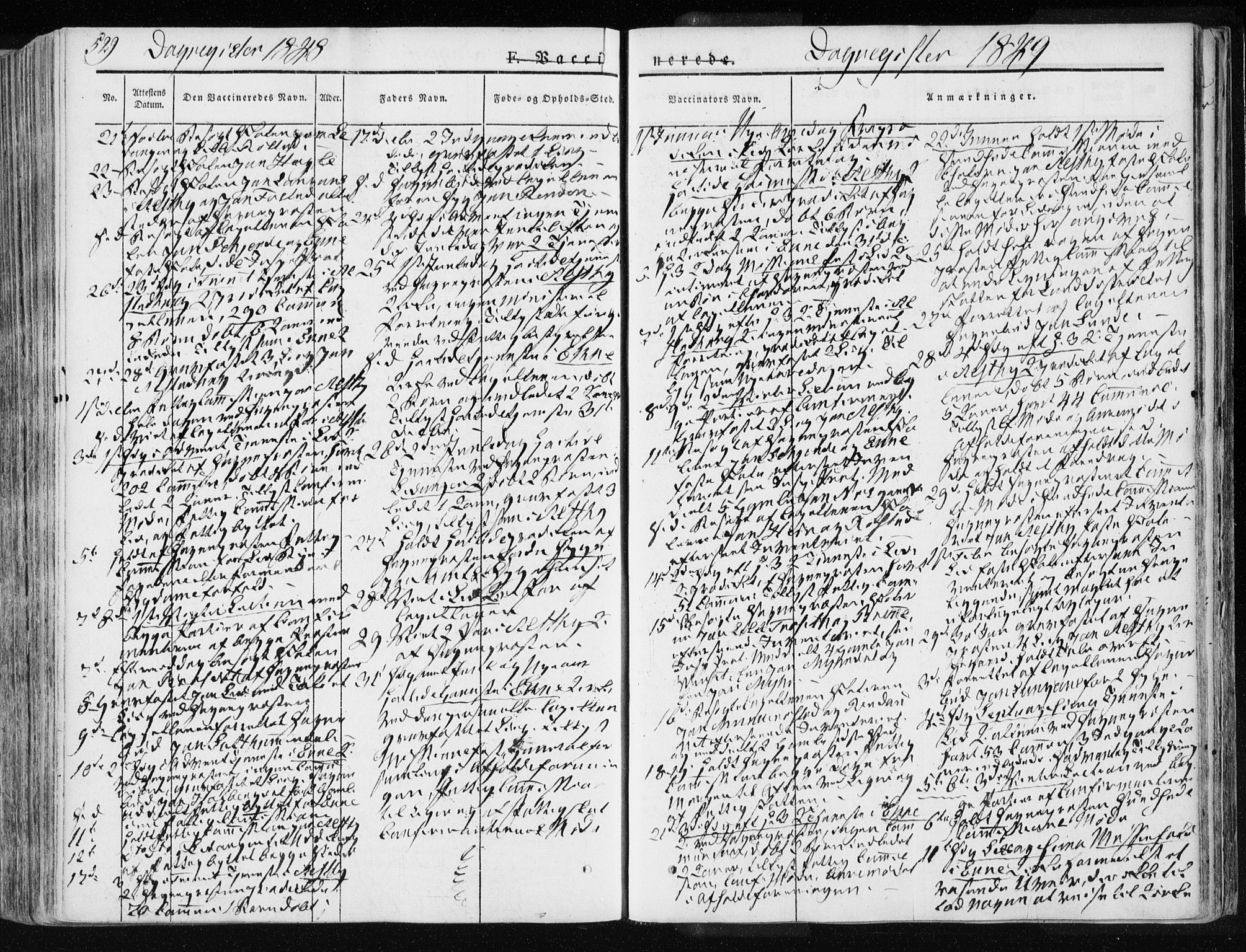 Ministerialprotokoller, klokkerbøker og fødselsregistre - Nord-Trøndelag, SAT/A-1458/717/L0154: Parish register (official) no. 717A06 /1, 1836-1849, p. 529