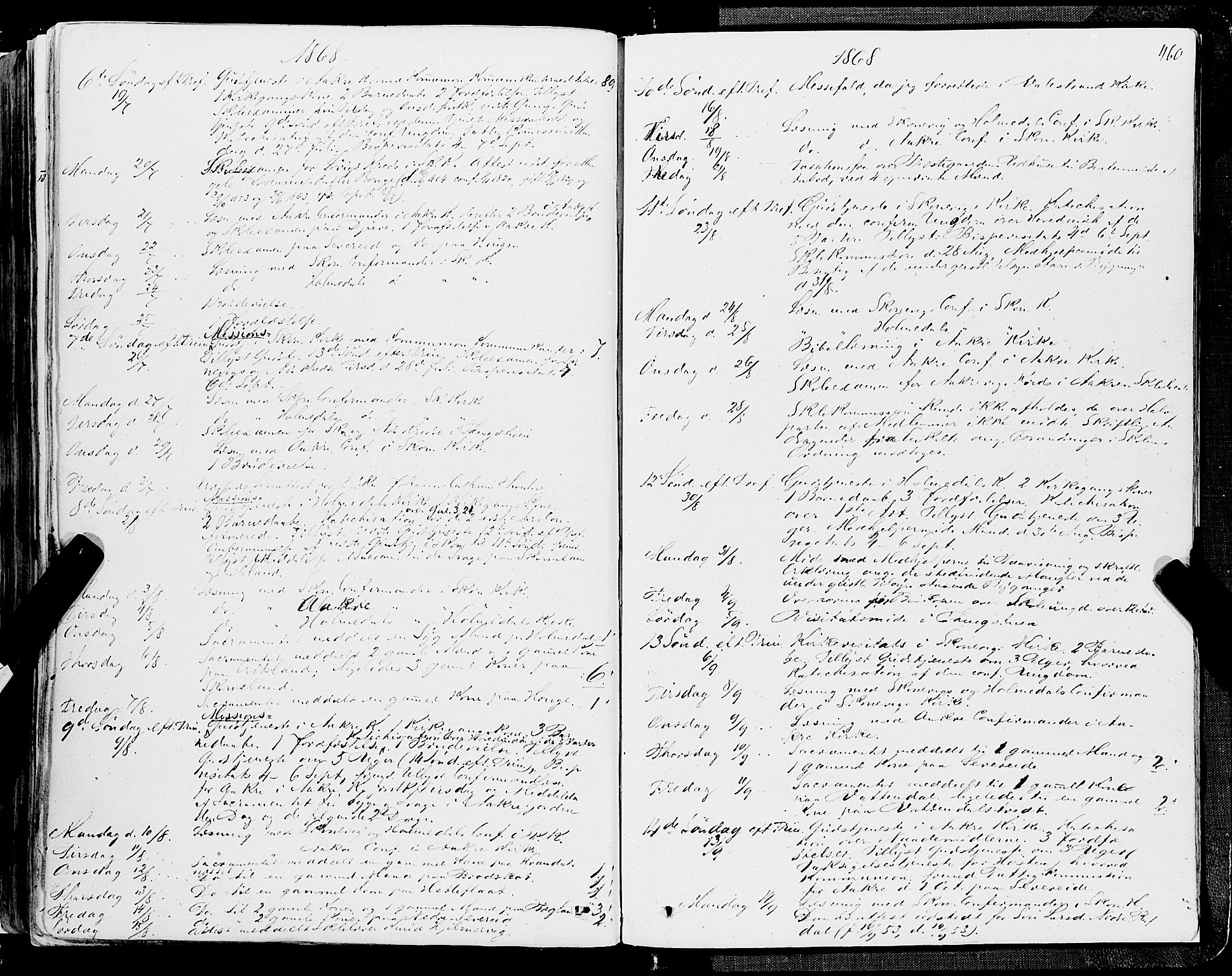 Skånevik sokneprestembete, SAB/A-77801/H/Haa: Parish register (official) no. A 5II, 1848-1869, p. 460