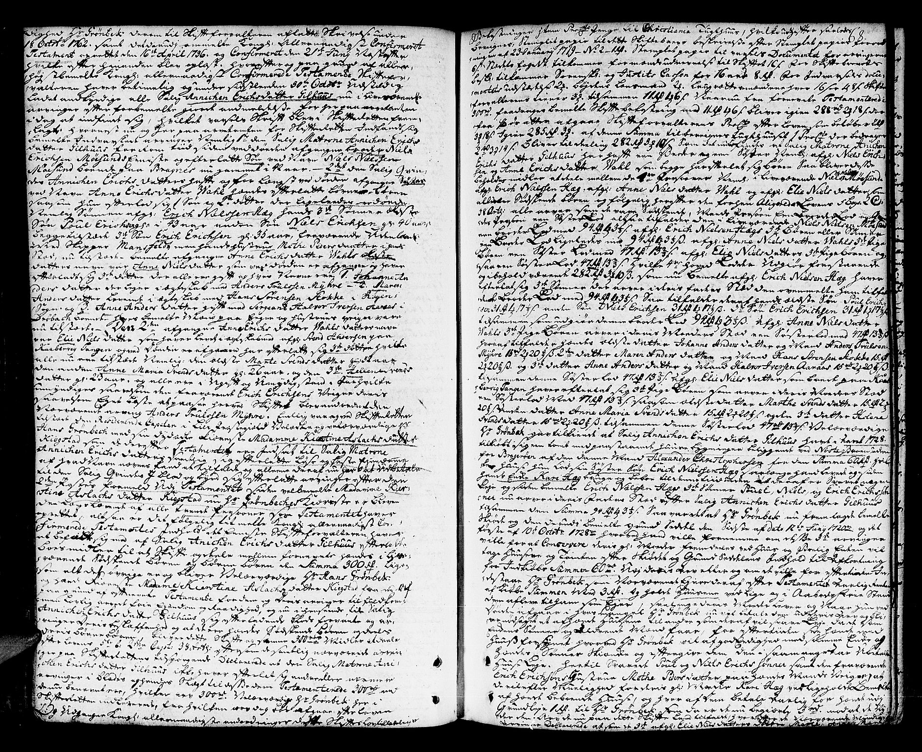 Lier, Røyken og Hurum sorenskriveri, AV/SAKO-A-89/H/Hc/L0005: Skifteprotokoll, 1760-1774, p. 67b-68a