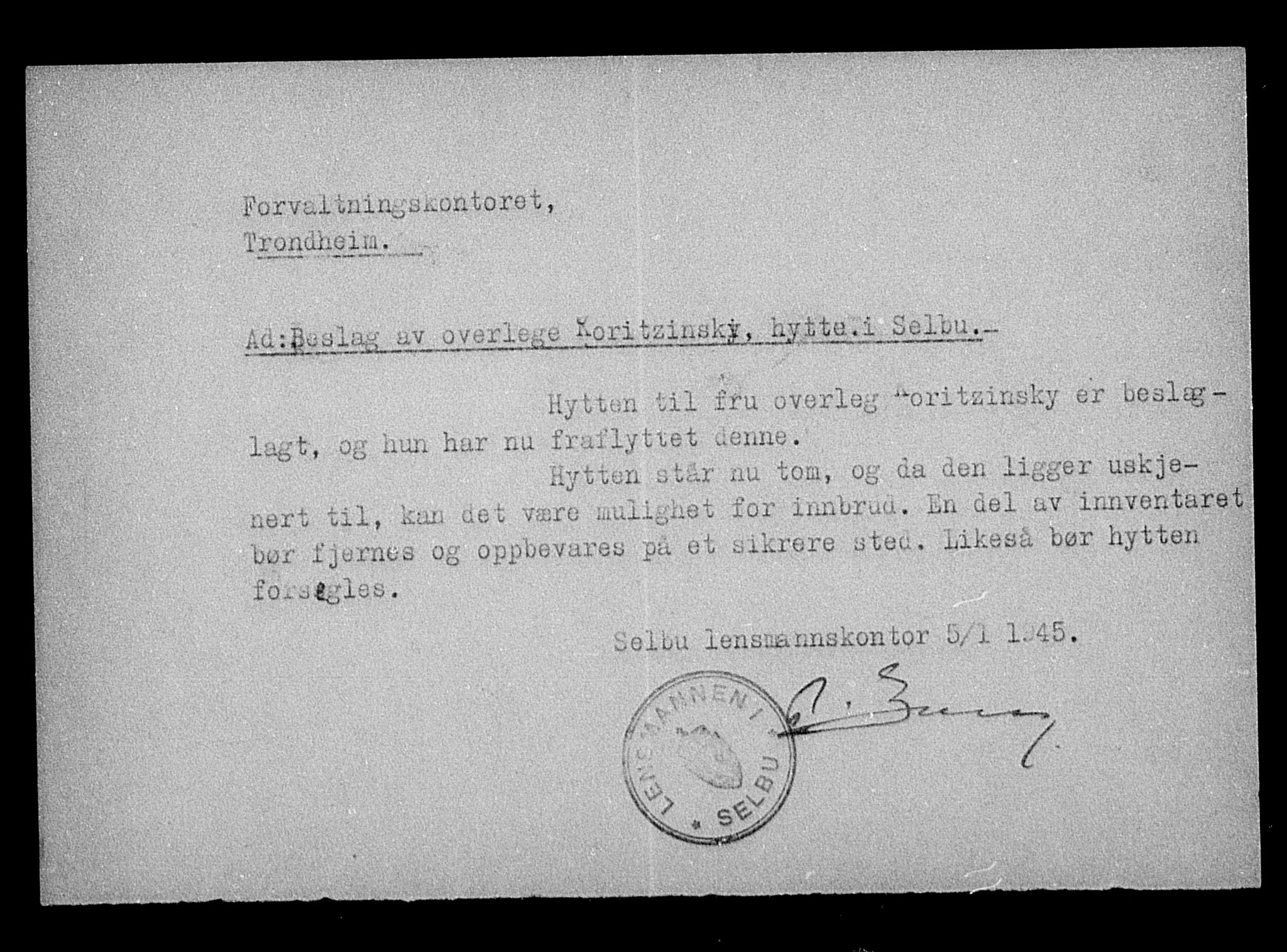 Justisdepartementet, Tilbakeføringskontoret for inndratte formuer, AV/RA-S-1564/H/Hc/Hca/L0902: --, 1945-1947, p. 603