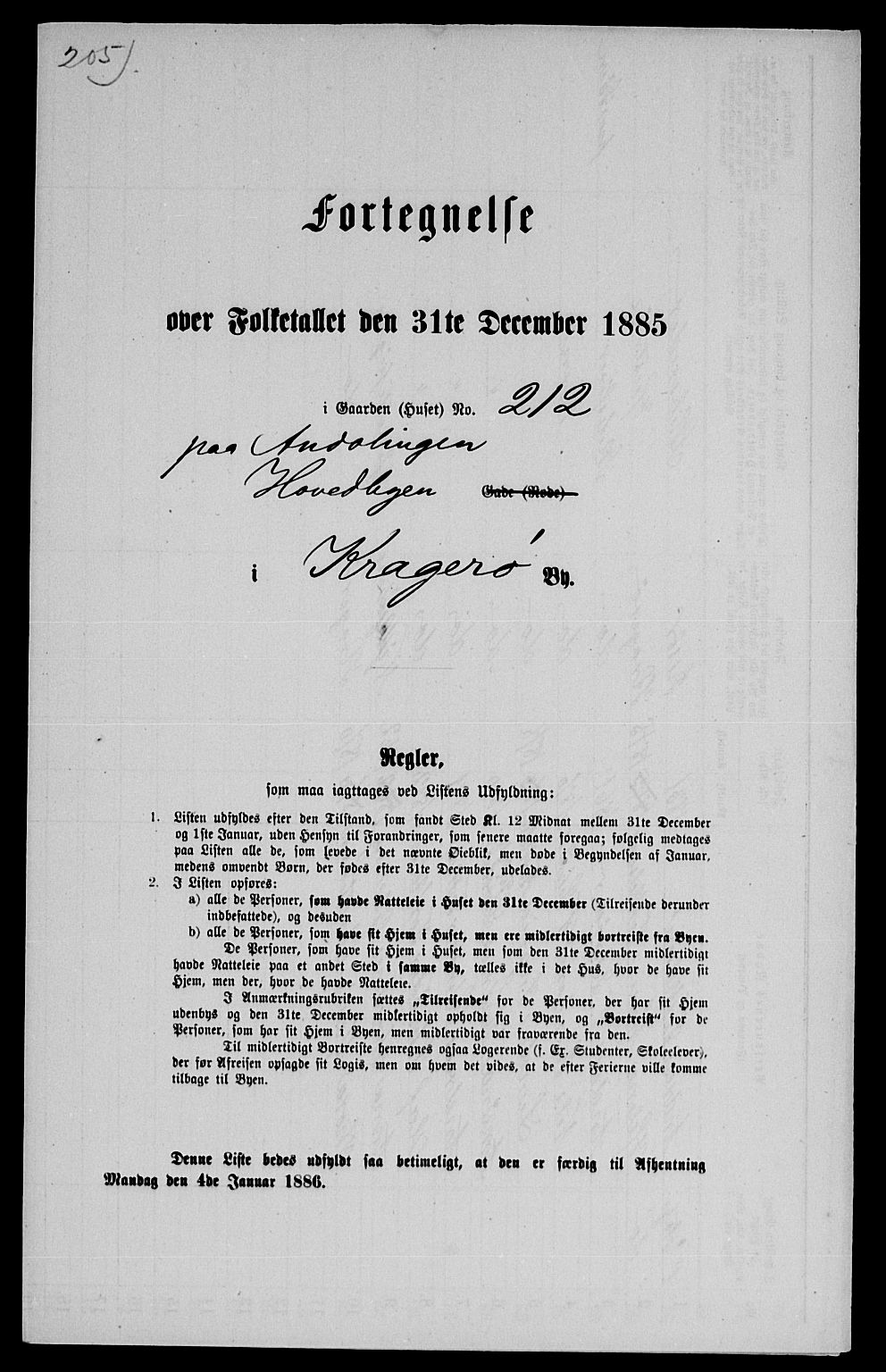 SAKO, 1885 census for 0801 Kragerø, 1885, p. 1439