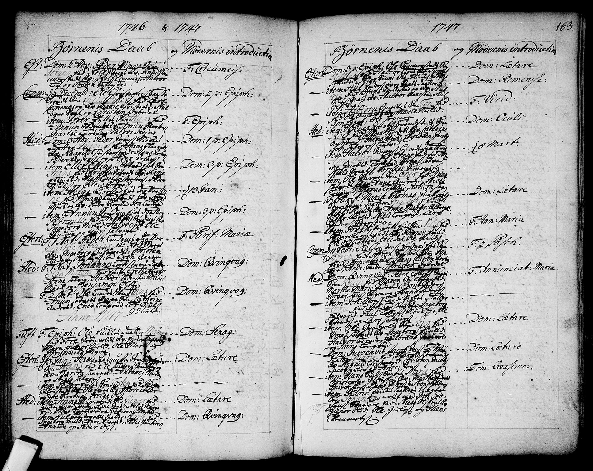 Sandsvær kirkebøker, AV/SAKO-A-244/F/Fa/L0002a: Parish register (official) no. I 2, 1725-1809, p. 163