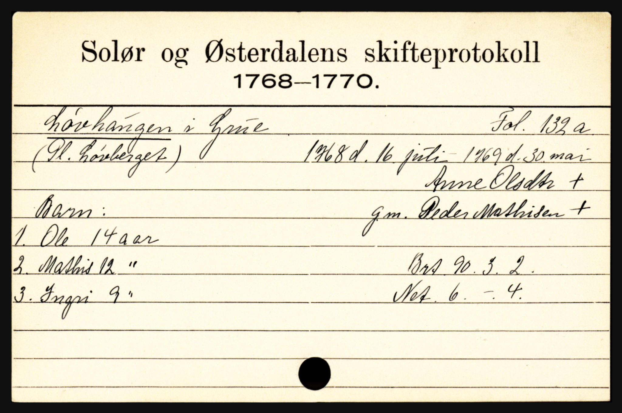 Solør og Østerdalen sorenskriveri, AV/SAH-TING-024/J, 1716-1774, p. 3707