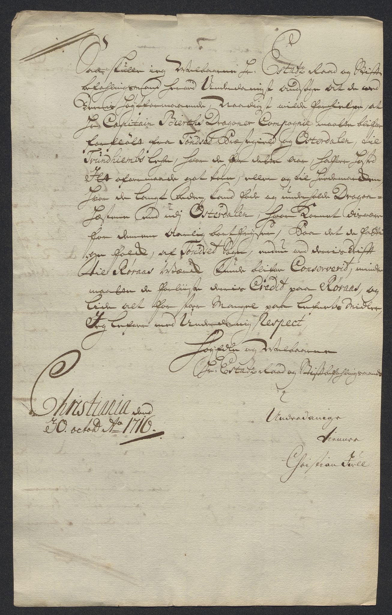 Kristiania stiftamt, AV/SAO-A-10386/E/Ed/Ede/L0005: Fogder, 1716, p. 129
