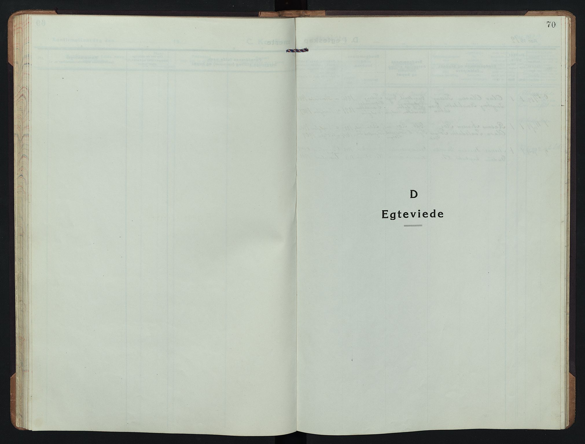 Tolga prestekontor, SAH/PREST-062/L/L0015: Parish register (copy) no. 15, 1919-1946, p. 70