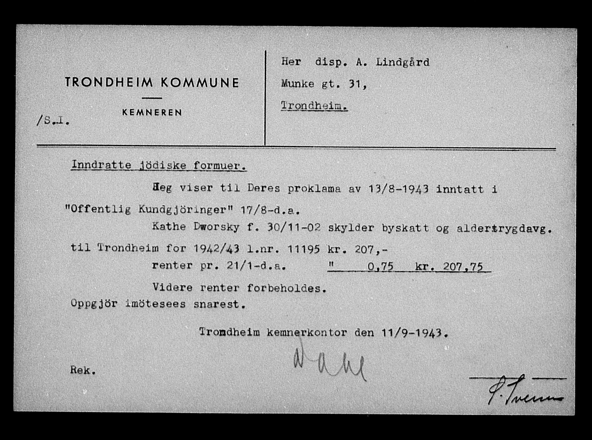 Justisdepartementet, Tilbakeføringskontoret for inndratte formuer, AV/RA-S-1564/H/Hc/Hca/L0894: --, 1945-1947, p. 526