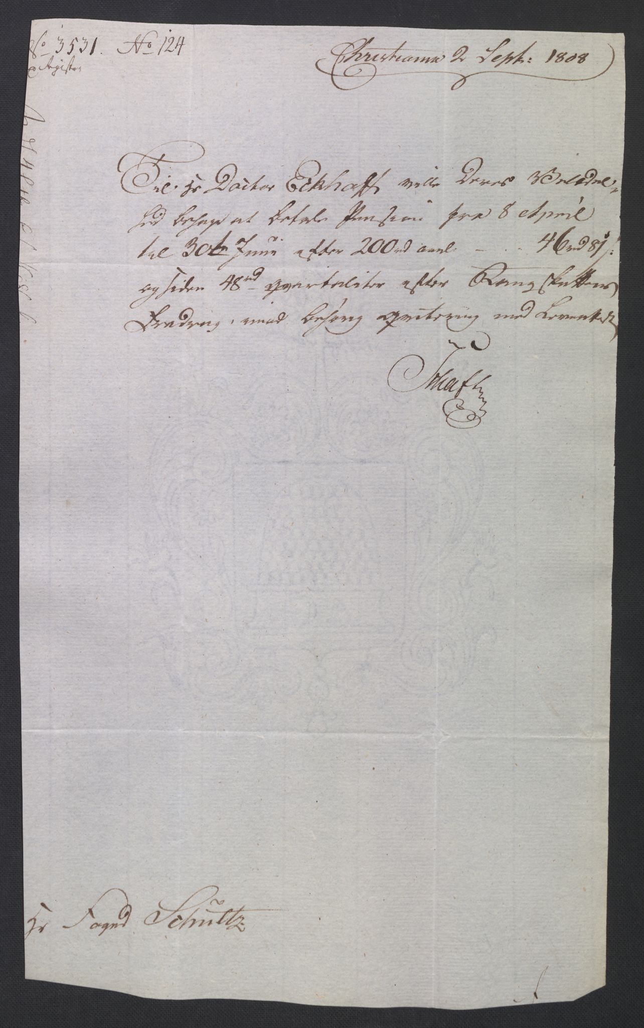 Rentekammeret inntil 1814, Reviderte regnskaper, Fogderegnskap, AV/RA-EA-4092/R19/L1396: Fogderegnskap Toten, Hadeland og Vardal, 1808, p. 481