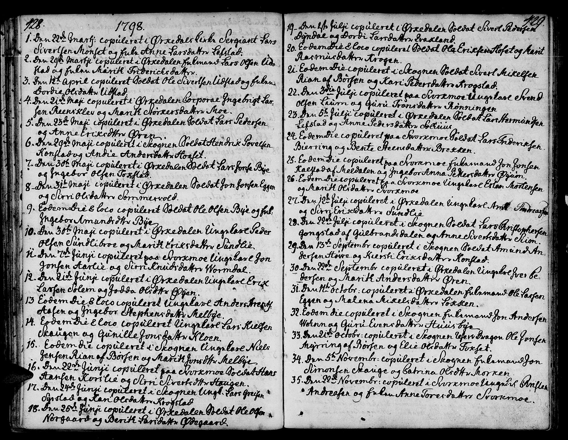 Ministerialprotokoller, klokkerbøker og fødselsregistre - Sør-Trøndelag, SAT/A-1456/668/L0802: Parish register (official) no. 668A02, 1776-1799, p. 428-429