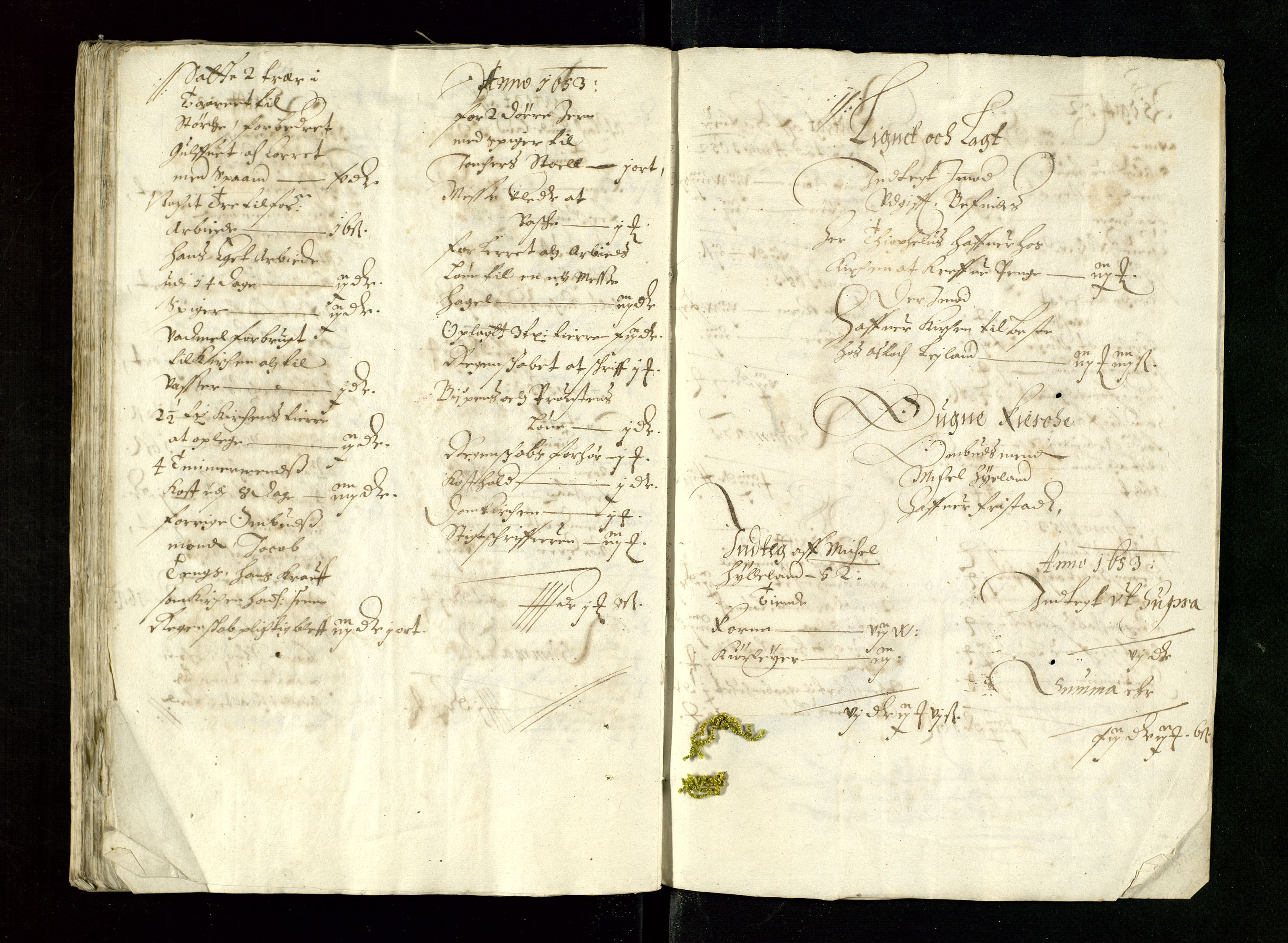 Stavanger len, AV/SAST-A-101870/Ob/L0024: Diverse, 1650-1659, p. 133