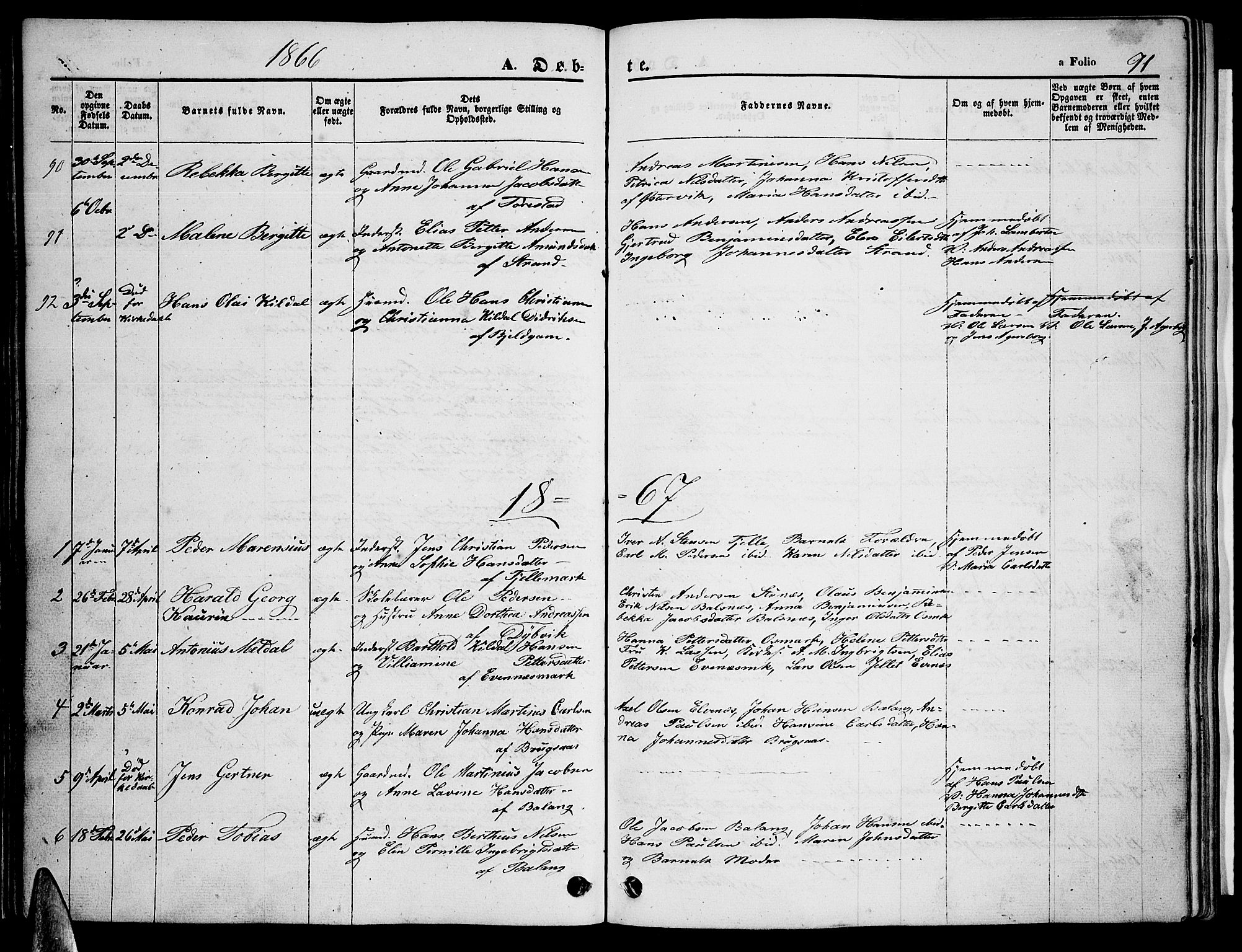 Ministerialprotokoller, klokkerbøker og fødselsregistre - Nordland, AV/SAT-A-1459/863/L0912: Parish register (copy) no. 863C02, 1858-1876, p. 71