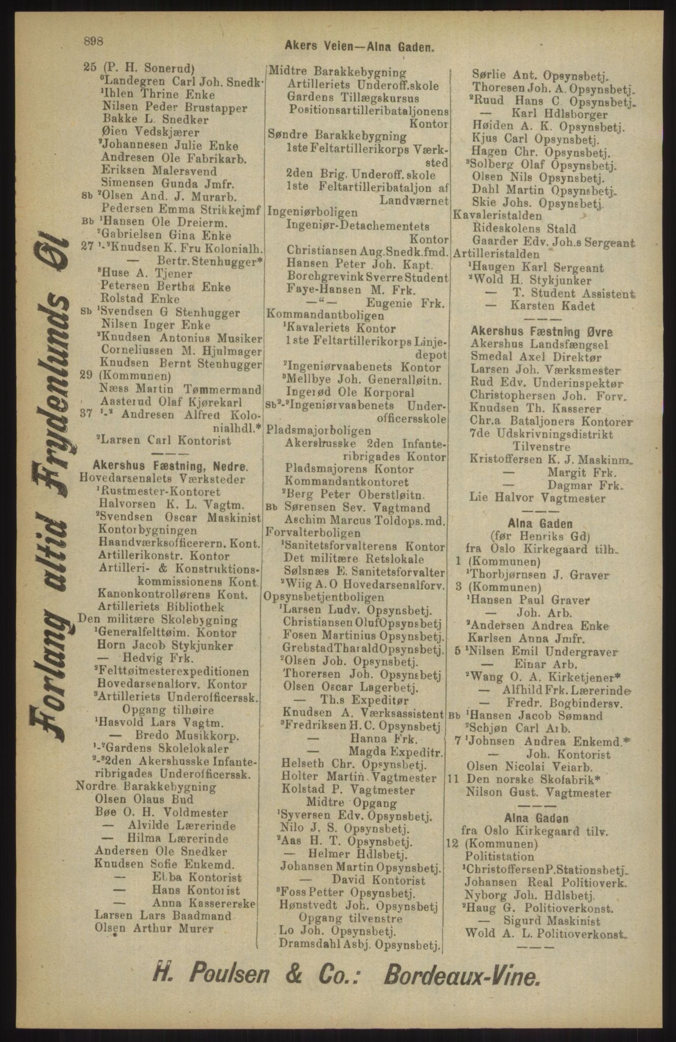 Kristiania/Oslo adressebok, PUBL/-, 1904, p. 898