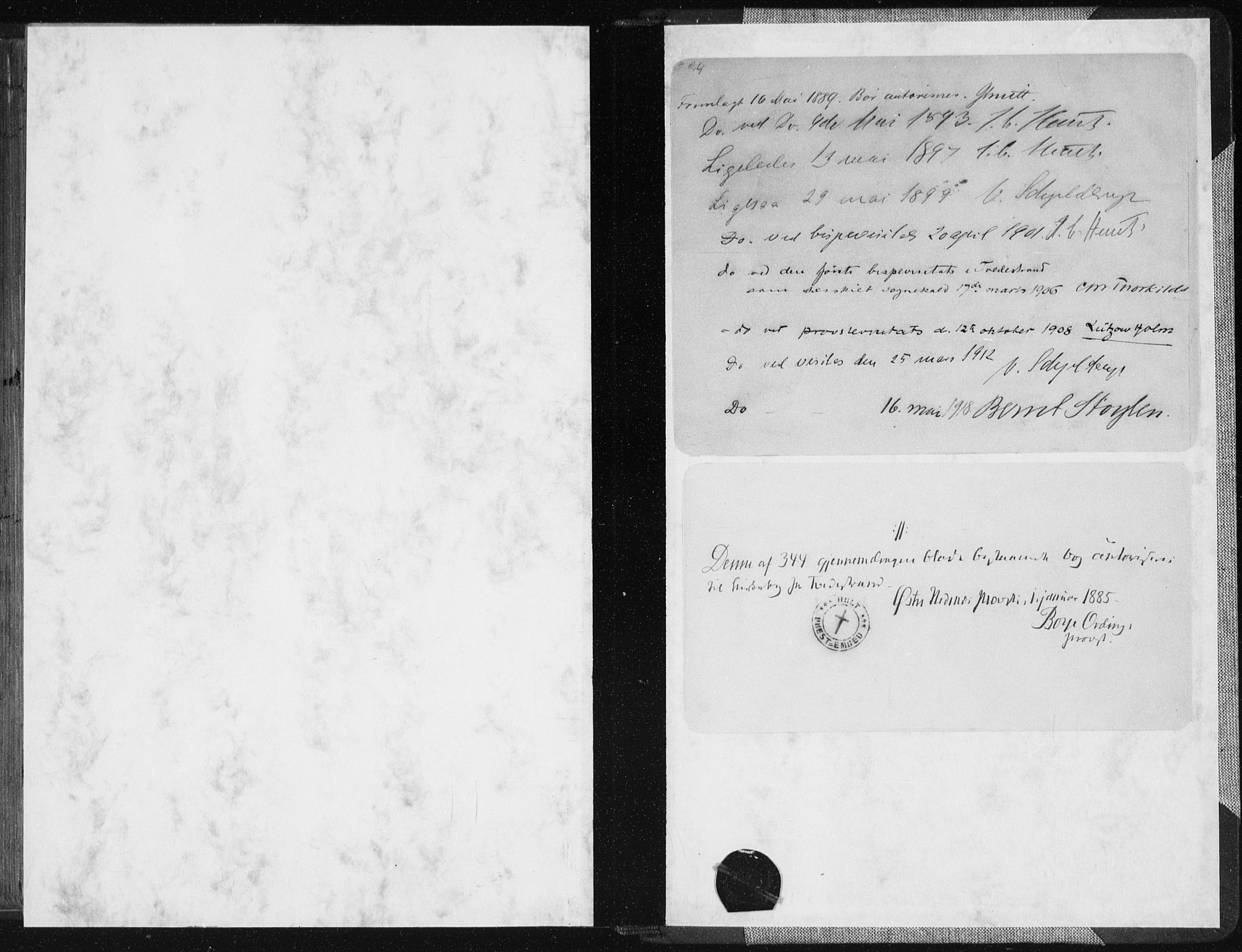 Tvedestrand sokneprestkontor, AV/SAK-1111-0042/F/Fa/L0001: Parish register (official) no. A 1, 1885-1916