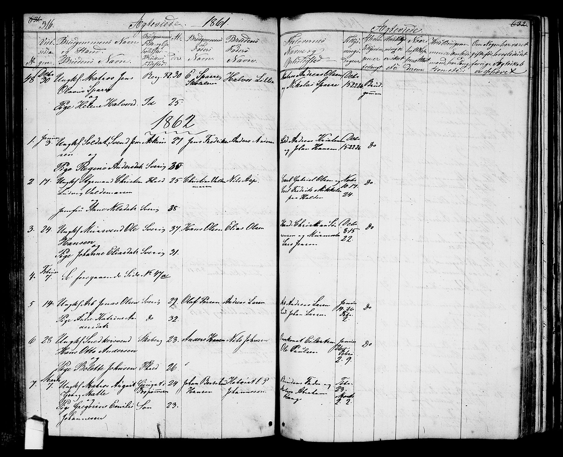 Halden prestekontor Kirkebøker, AV/SAO-A-10909/G/Ga/L0005a: Parish register (copy) no. 5A, 1855-1864, p. 316