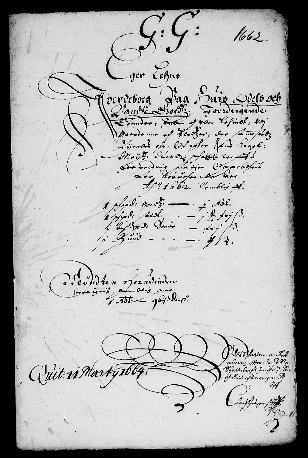 Rentekammeret inntil 1814, Reviderte regnskaper, Lensregnskaper, AV/RA-EA-5023/R/Rb/Rbm/L0010: Eiker len, 1660-1663