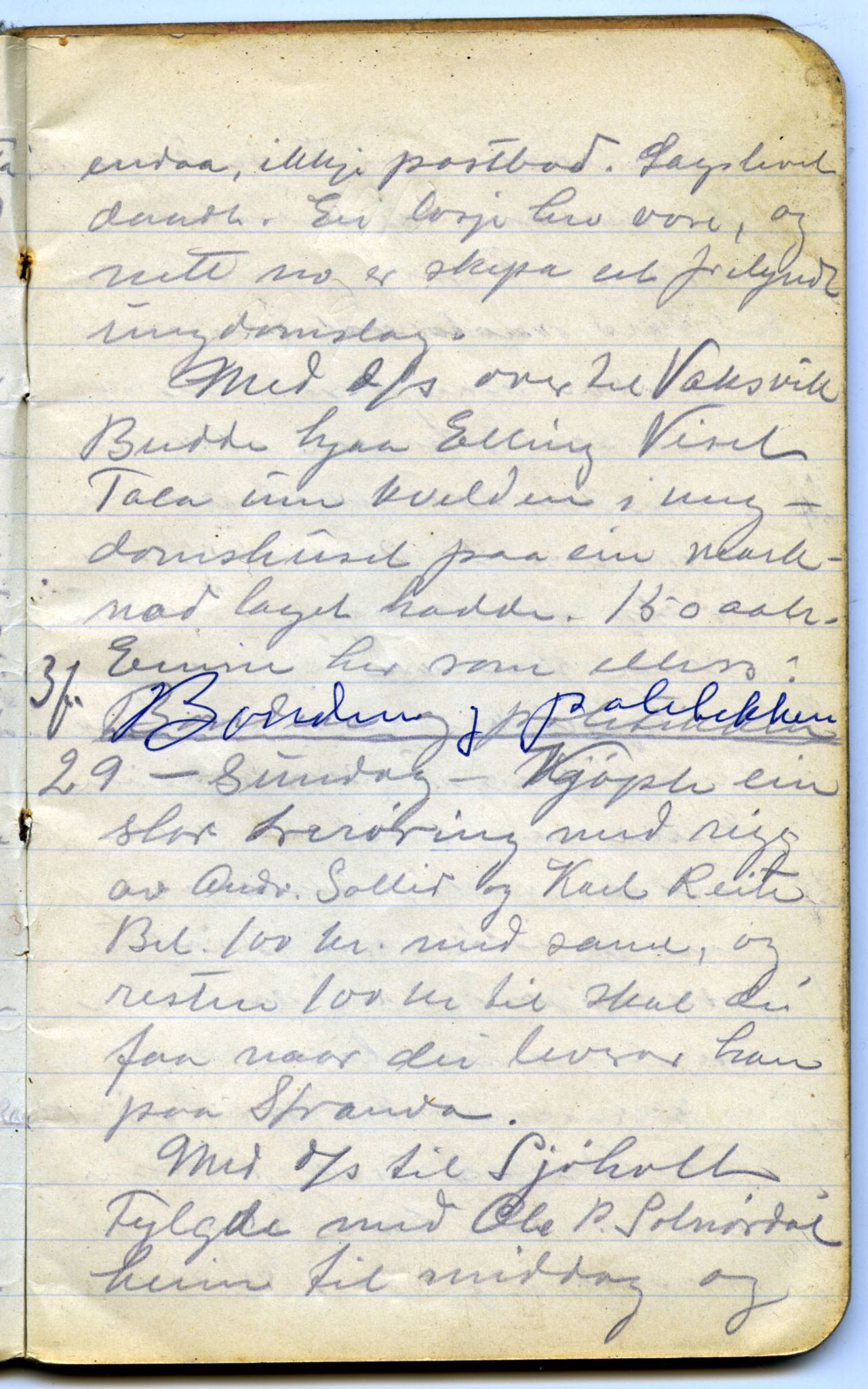 Gerhard Kjølås-arkivet, FMFB/A-1081/F/L0011: Bok IXa, 1918-1919