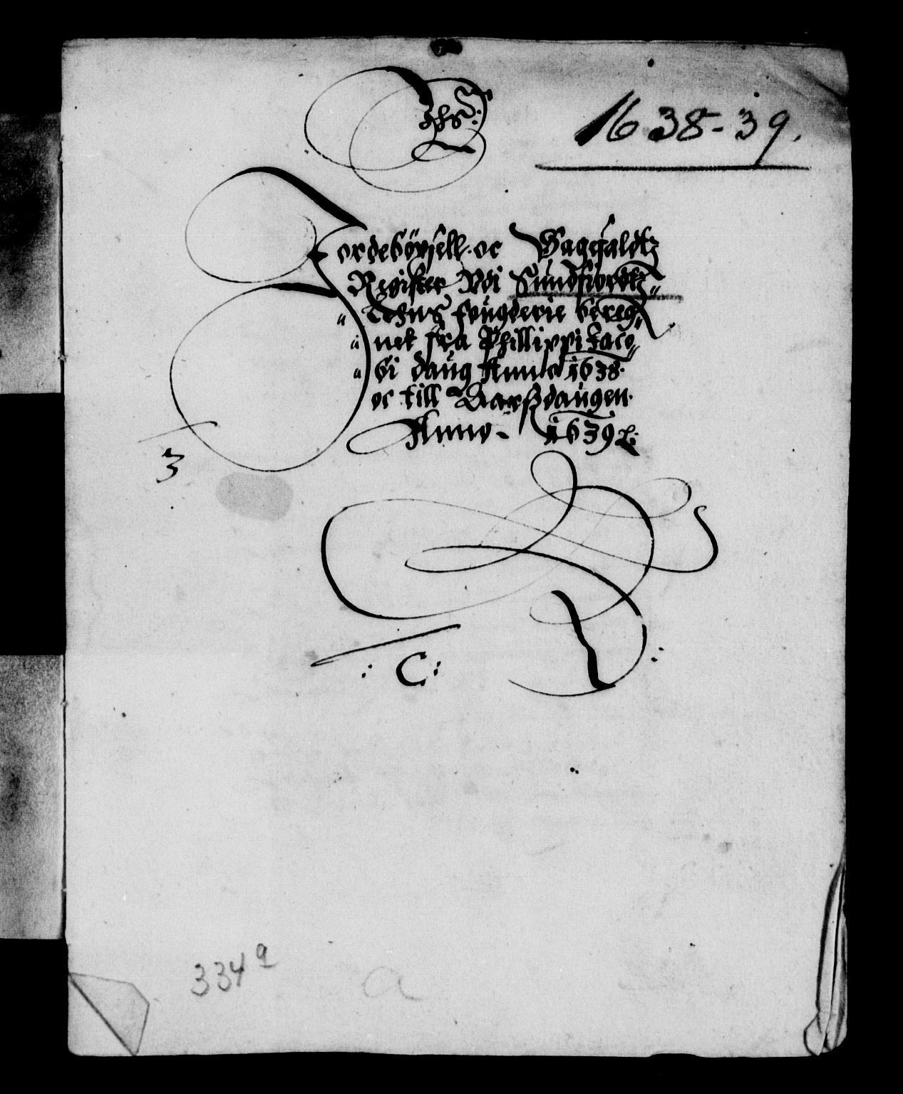 Rentekammeret inntil 1814, Reviderte regnskaper, Lensregnskaper, AV/RA-EA-5023/R/Rb/Rbt/L0081: Bergenhus len, 1638-1639
