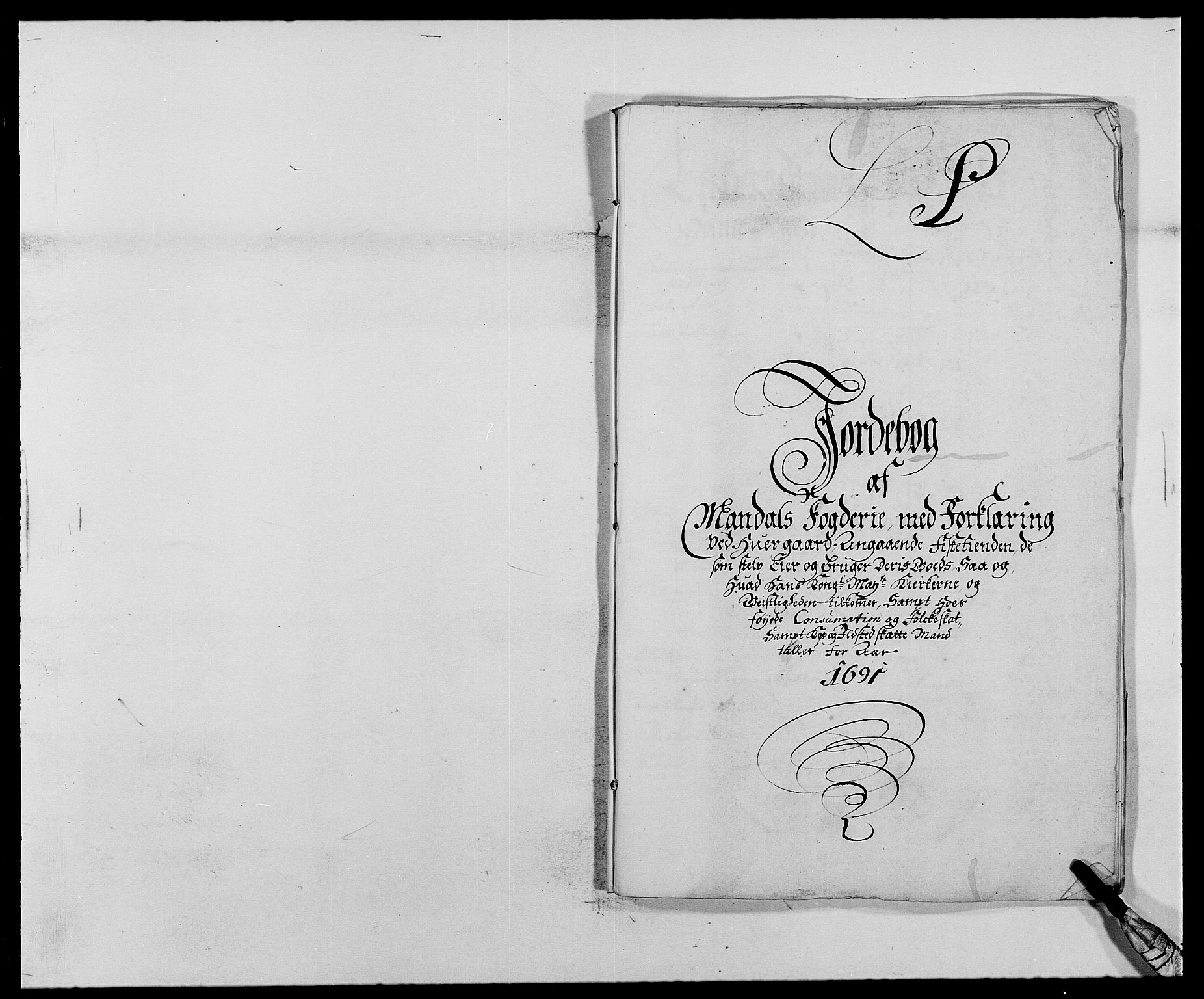 Rentekammeret inntil 1814, Reviderte regnskaper, Fogderegnskap, RA/EA-4092/R42/L2543: Mandal fogderi, 1688-1691, p. 215