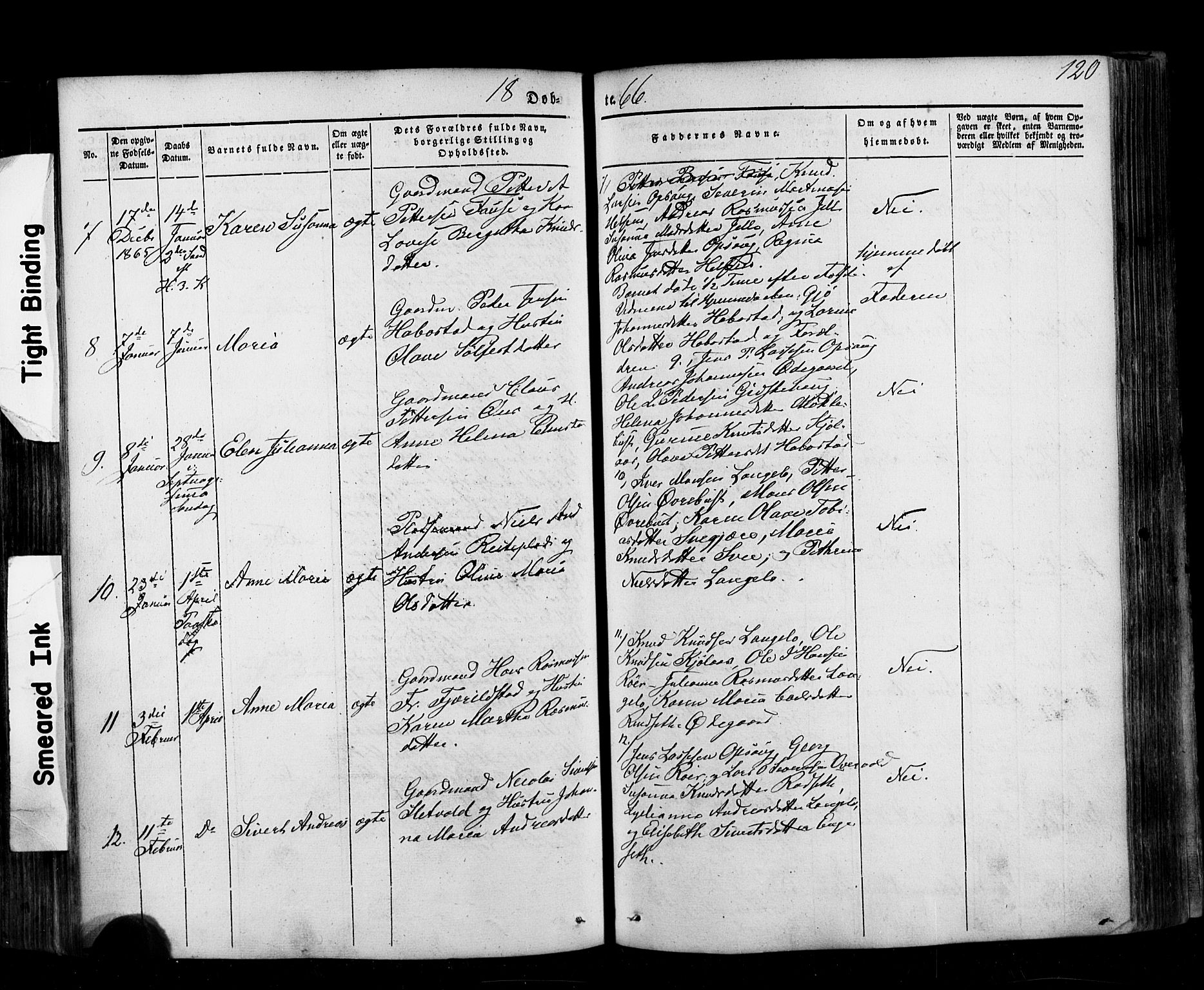 Ministerialprotokoller, klokkerbøker og fødselsregistre - Møre og Romsdal, AV/SAT-A-1454/520/L0275: Parish register (official) no. 520A05, 1844-1881, p. 120