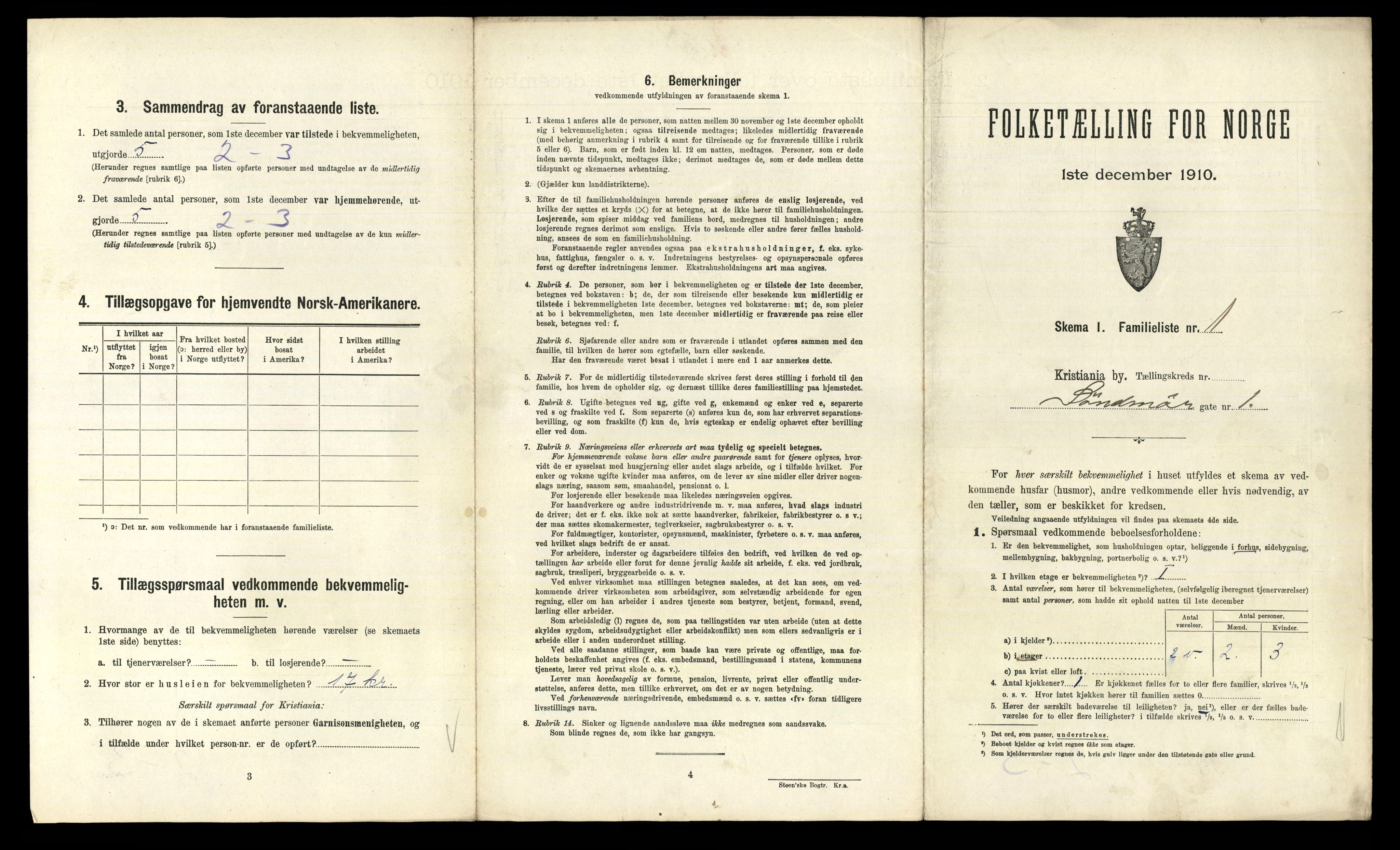 RA, 1910 census for Kristiania, 1910, p. 102135