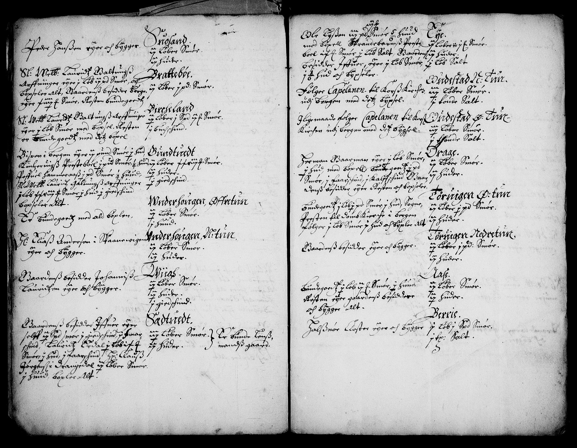 Rentekammeret inntil 1814, Realistisk ordnet avdeling, AV/RA-EA-4070/N/Na/L0004/0004: [XI i]: Forskjellige jordebøker fra 1600-tallet: / Landskyld i Hardanger len, 1664