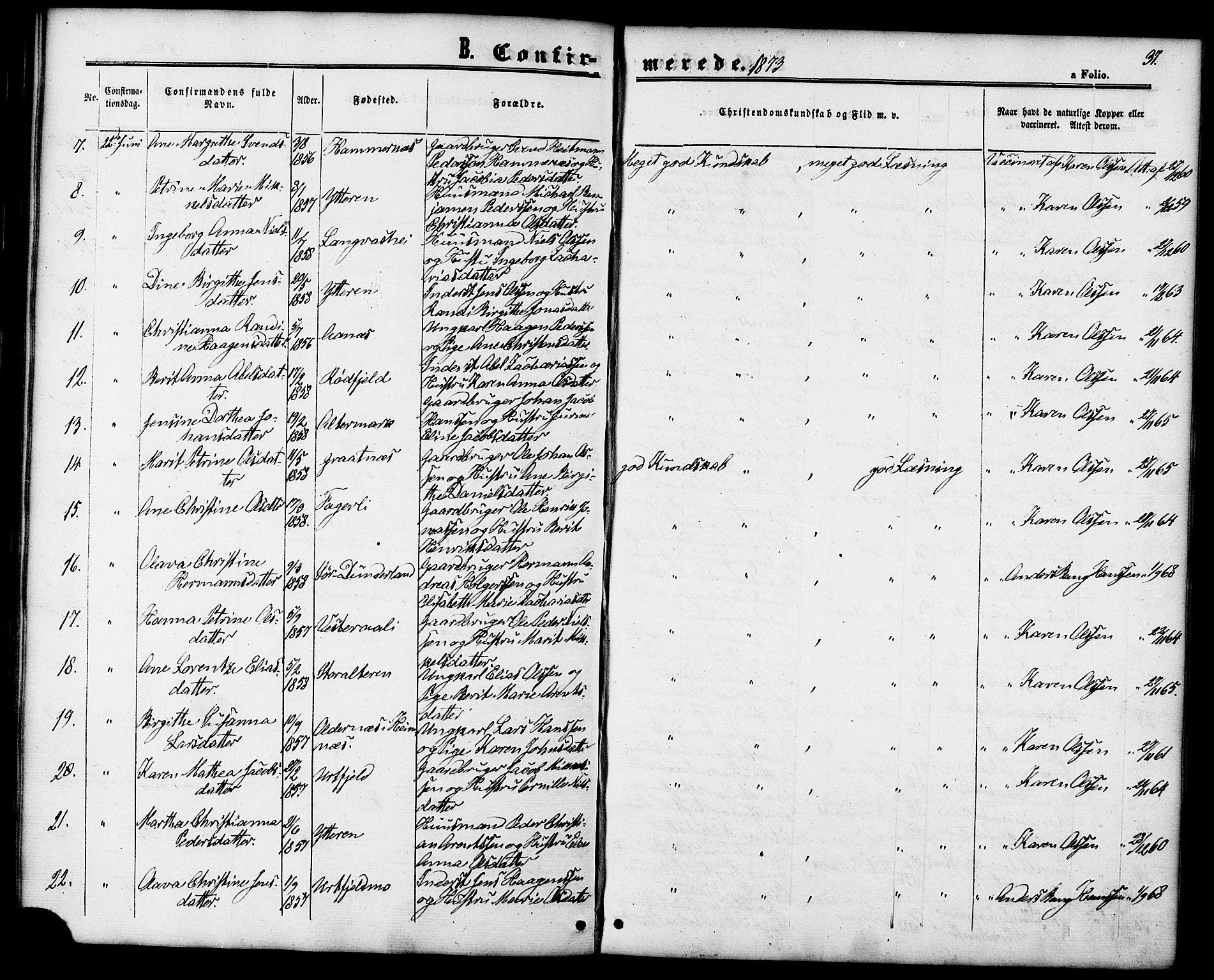 Ministerialprotokoller, klokkerbøker og fødselsregistre - Nordland, AV/SAT-A-1459/827/L0394: Parish register (official) no. 827A06, 1865-1886, p. 37