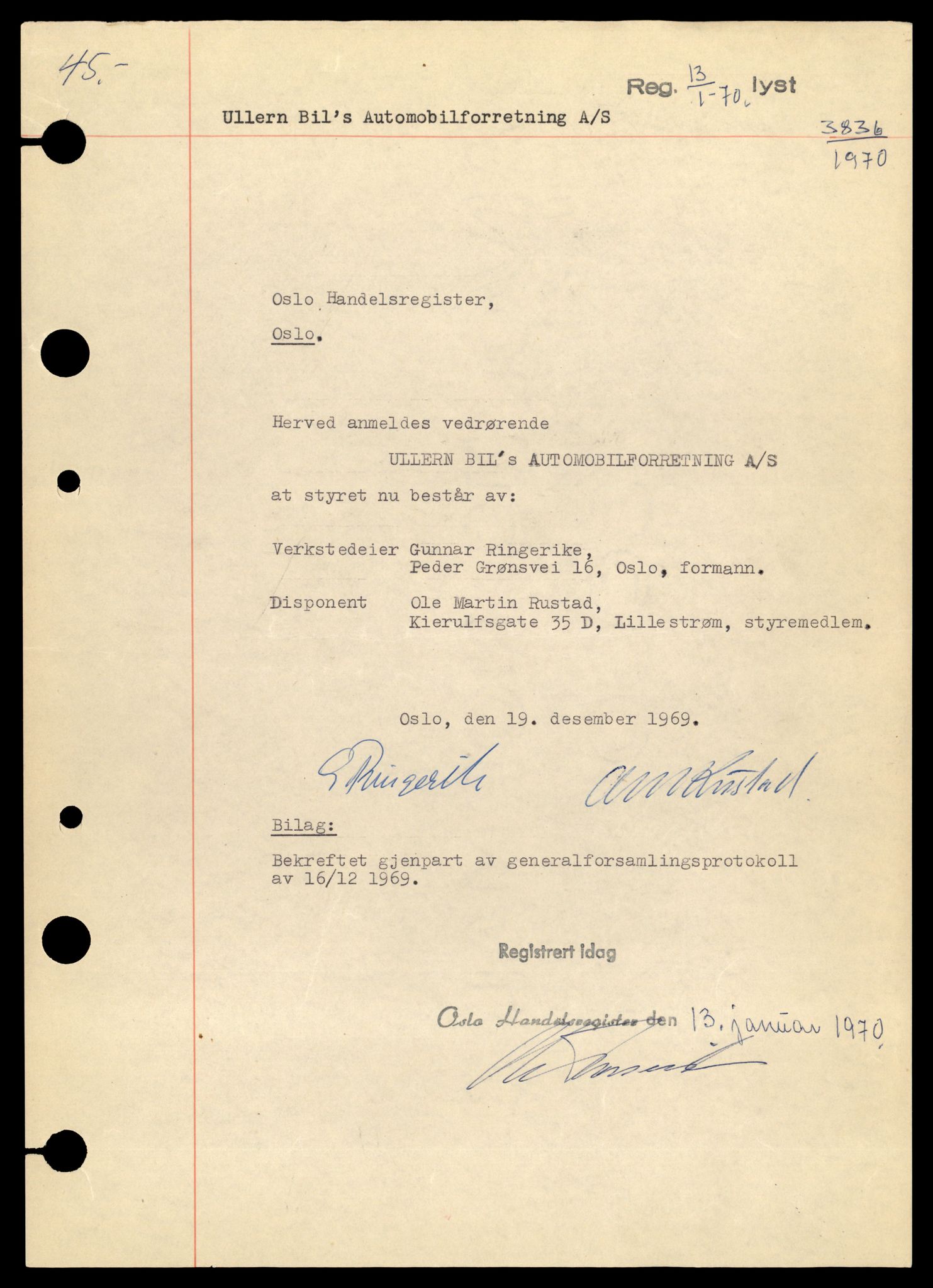 Oslo byfogd, Handelsregisteret, AV/SAT-A-10867/G/Gb/Gbb/L0071: Registreringsmeldinger, U-Ø, 1984, p. 3