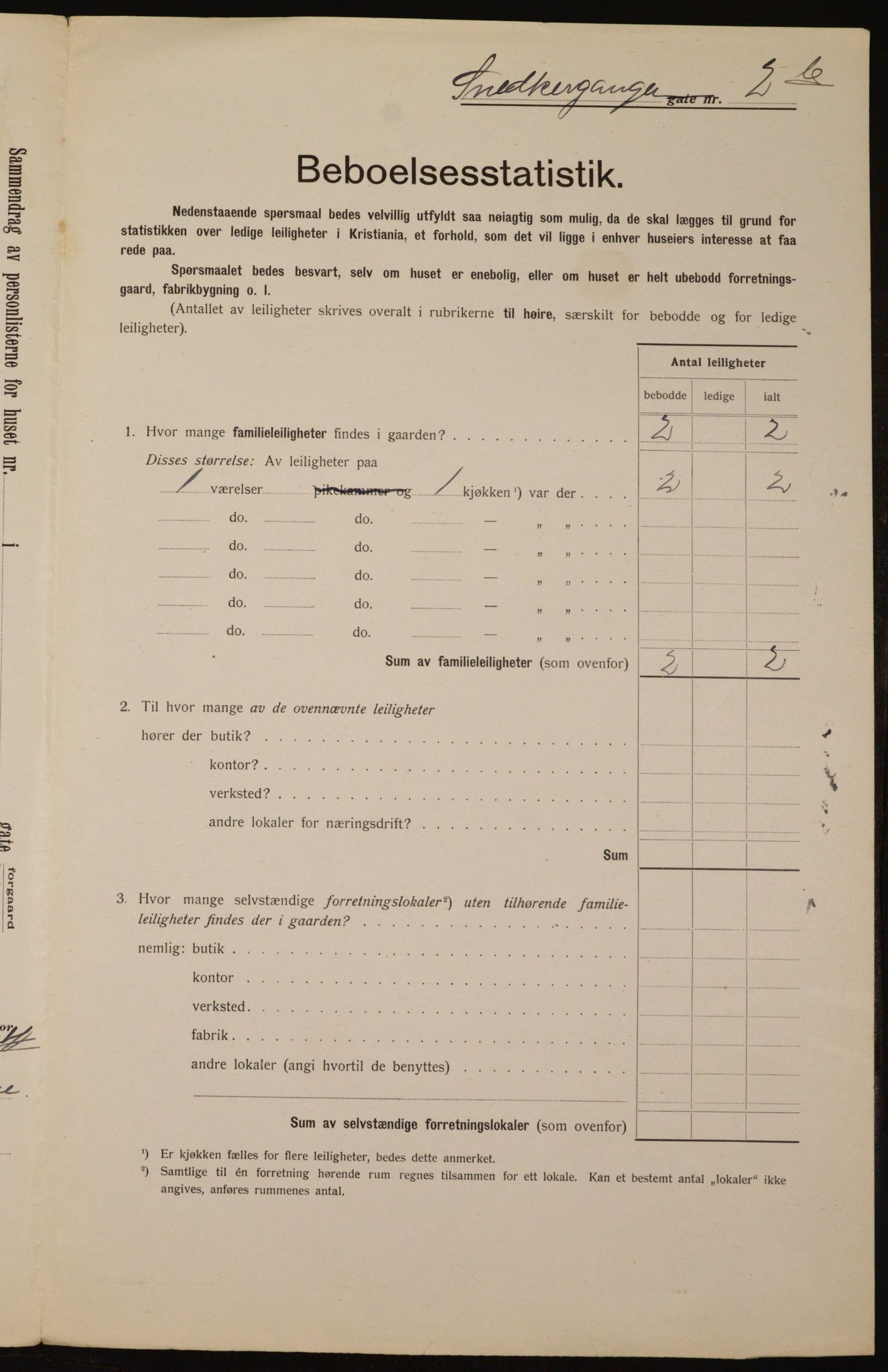 OBA, Municipal Census 1912 for Kristiania, 1912, p. 98261