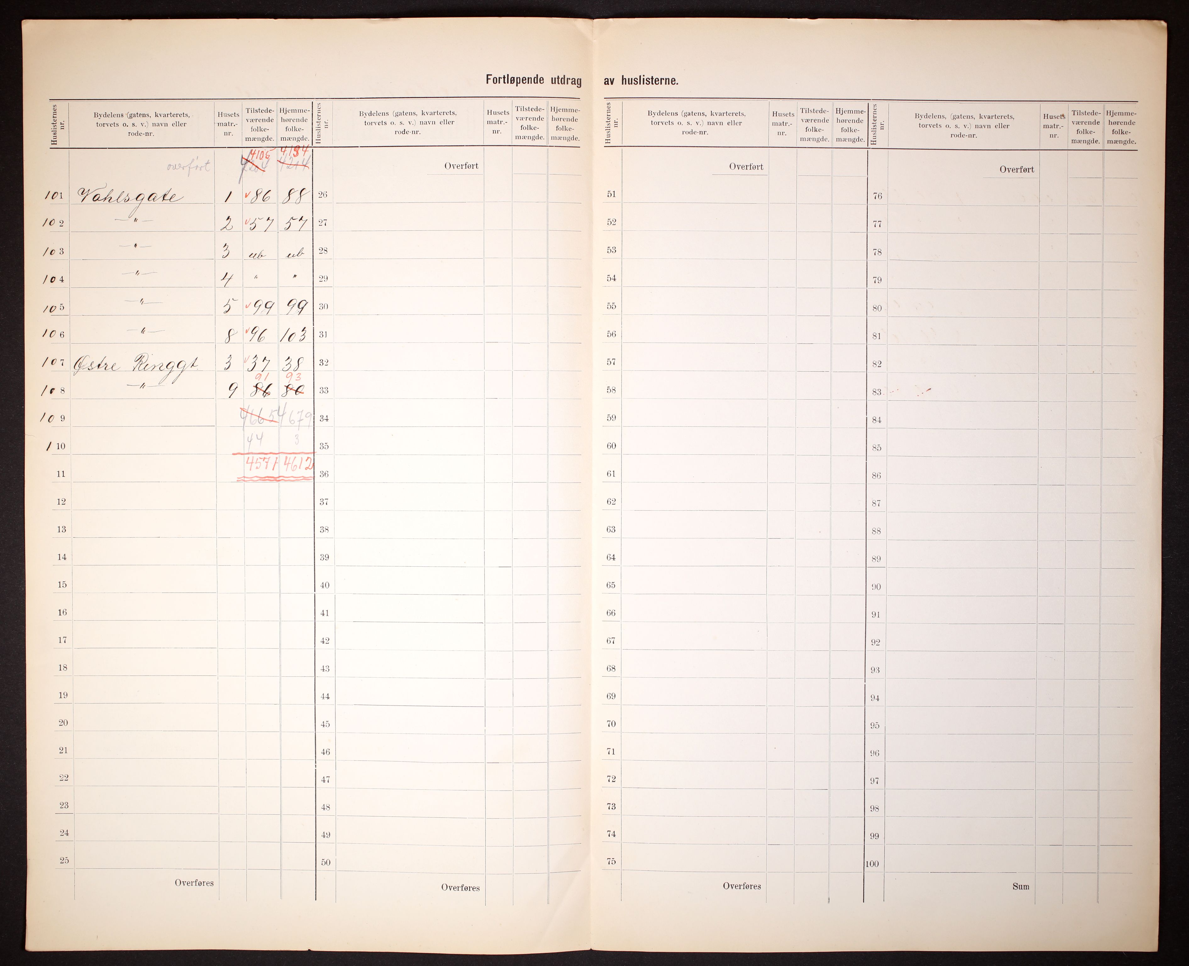 RA, 1910 census for Kristiania, 1910, p. 467