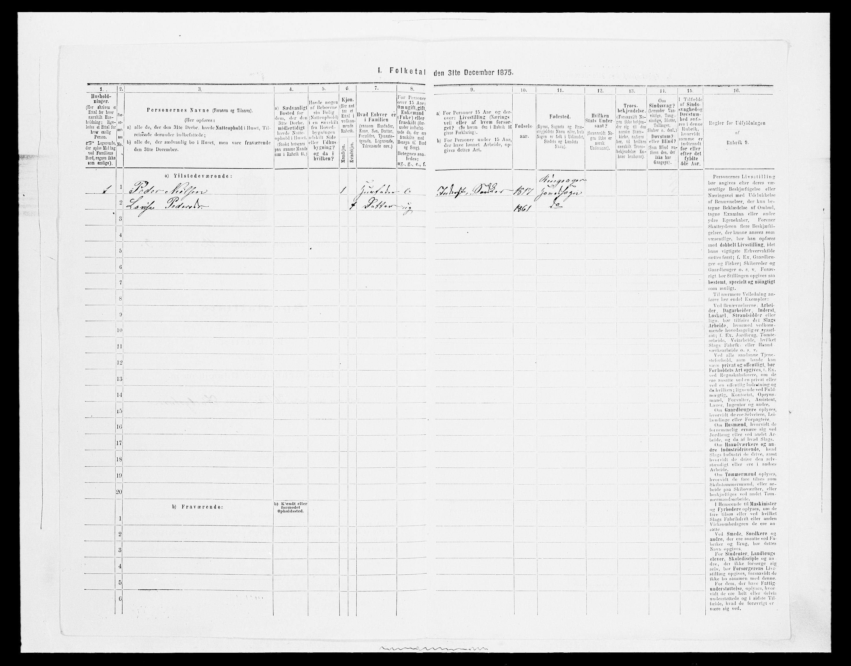SAH, 1875 census for 0412P Ringsaker, 1875, p. 2416