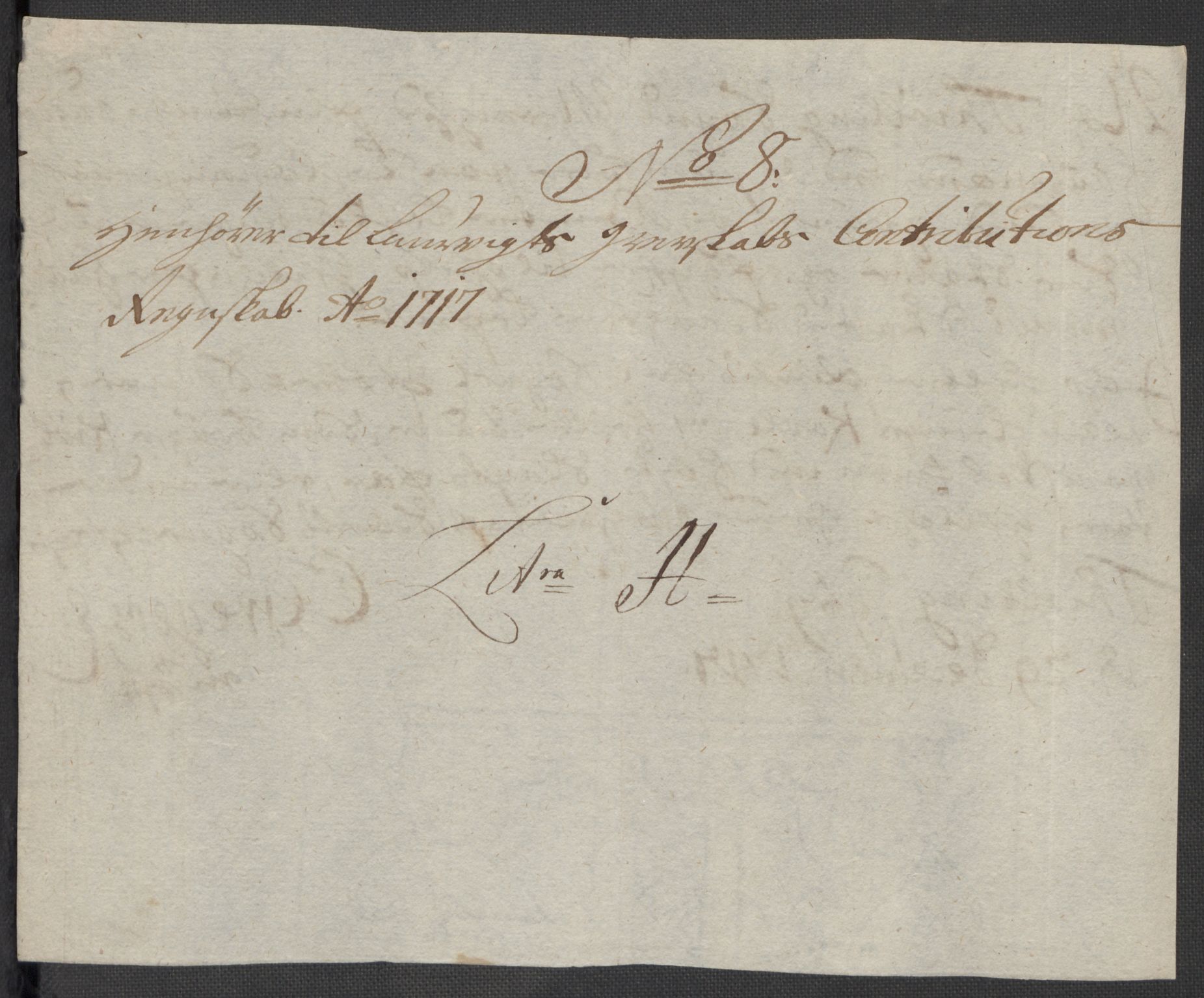 Rentekammeret inntil 1814, Reviderte regnskaper, Fogderegnskap, AV/RA-EA-4092/R33/L1987: Fogderegnskap Larvik grevskap, 1716-1717, p. 509