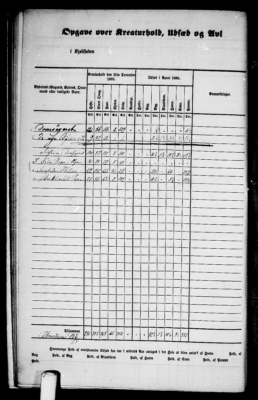 RA, 1865 census for Trondheim, 1865, p. 14