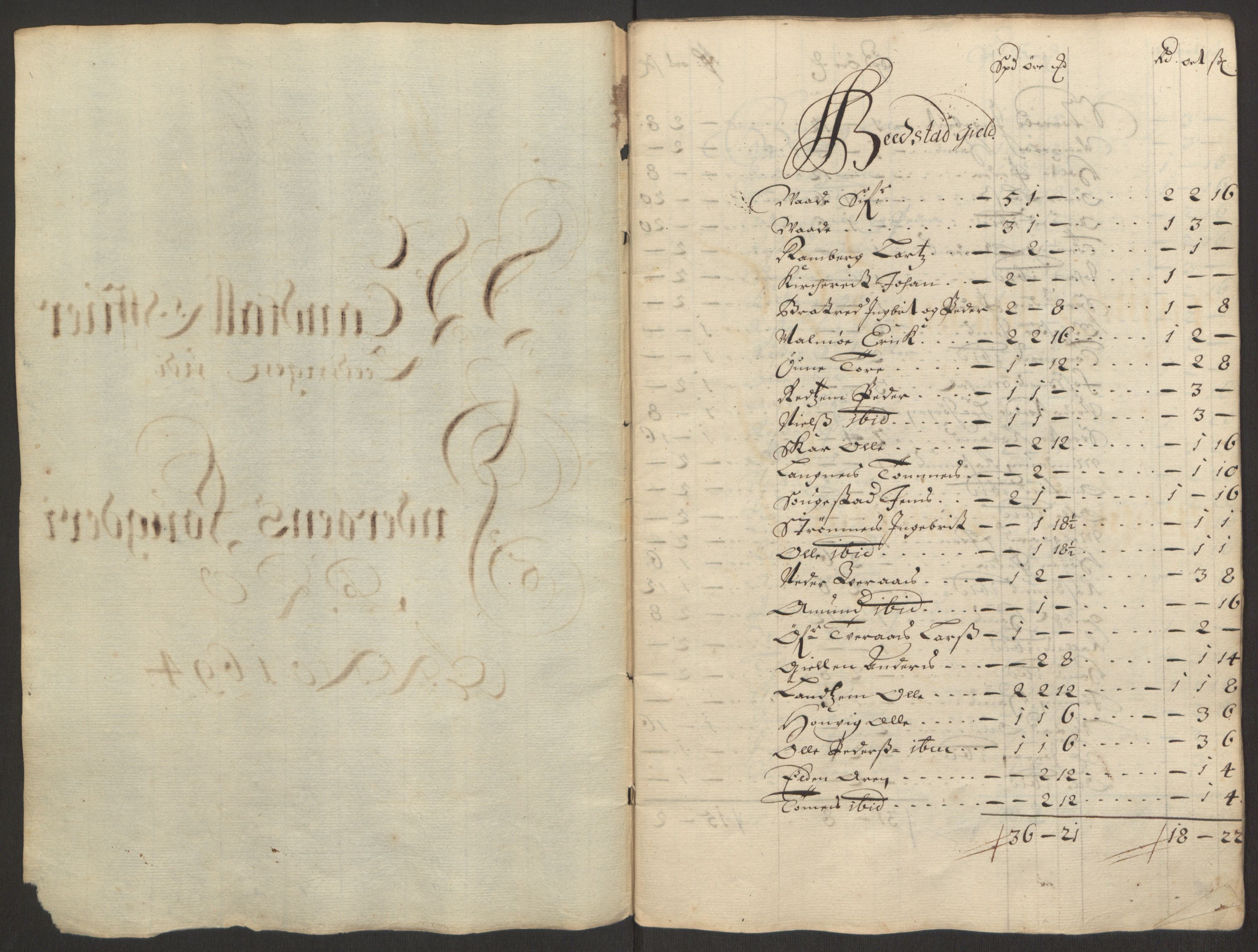 Rentekammeret inntil 1814, Reviderte regnskaper, Fogderegnskap, RA/EA-4092/R63/L4308: Fogderegnskap Inderøy, 1692-1694, p. 584
