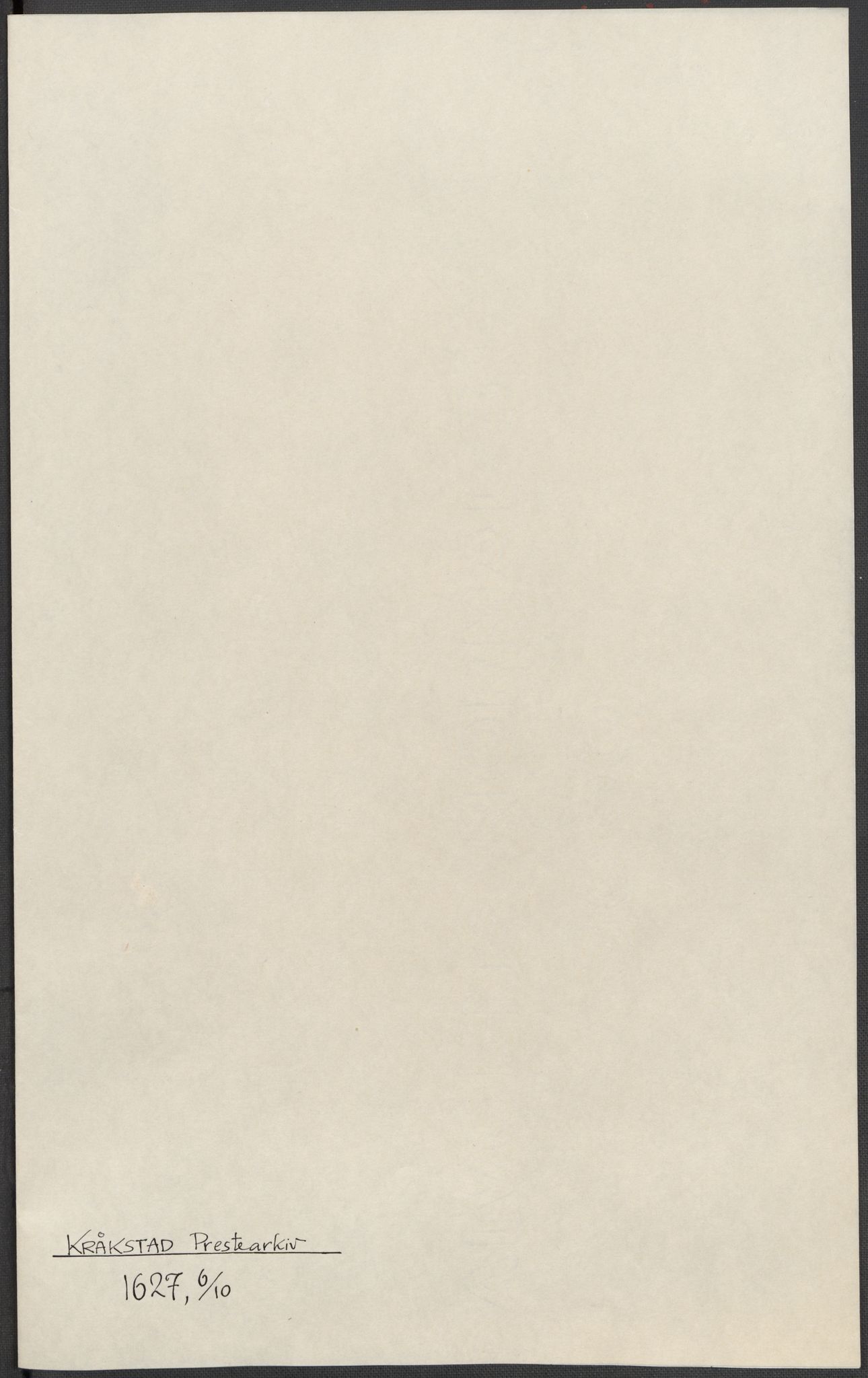 Riksarkivets diplomsamling, RA/EA-5965/F15/L0007: Prestearkiv - Akershus, 1573-1693, p. 101